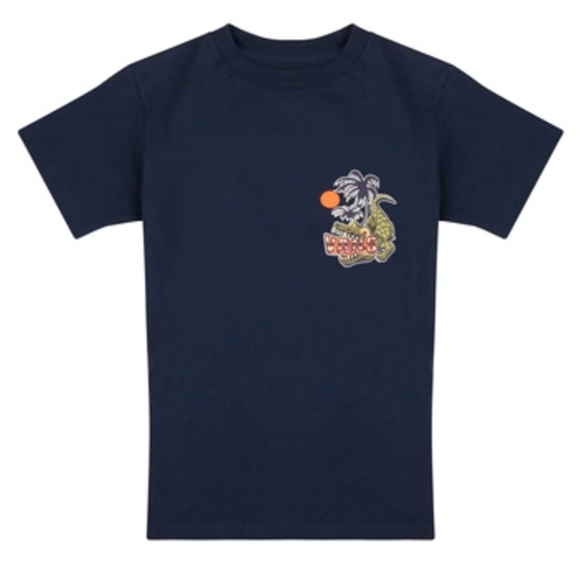 Vans  HANGRY CROC SS  girls's Children's T shirt in Marine