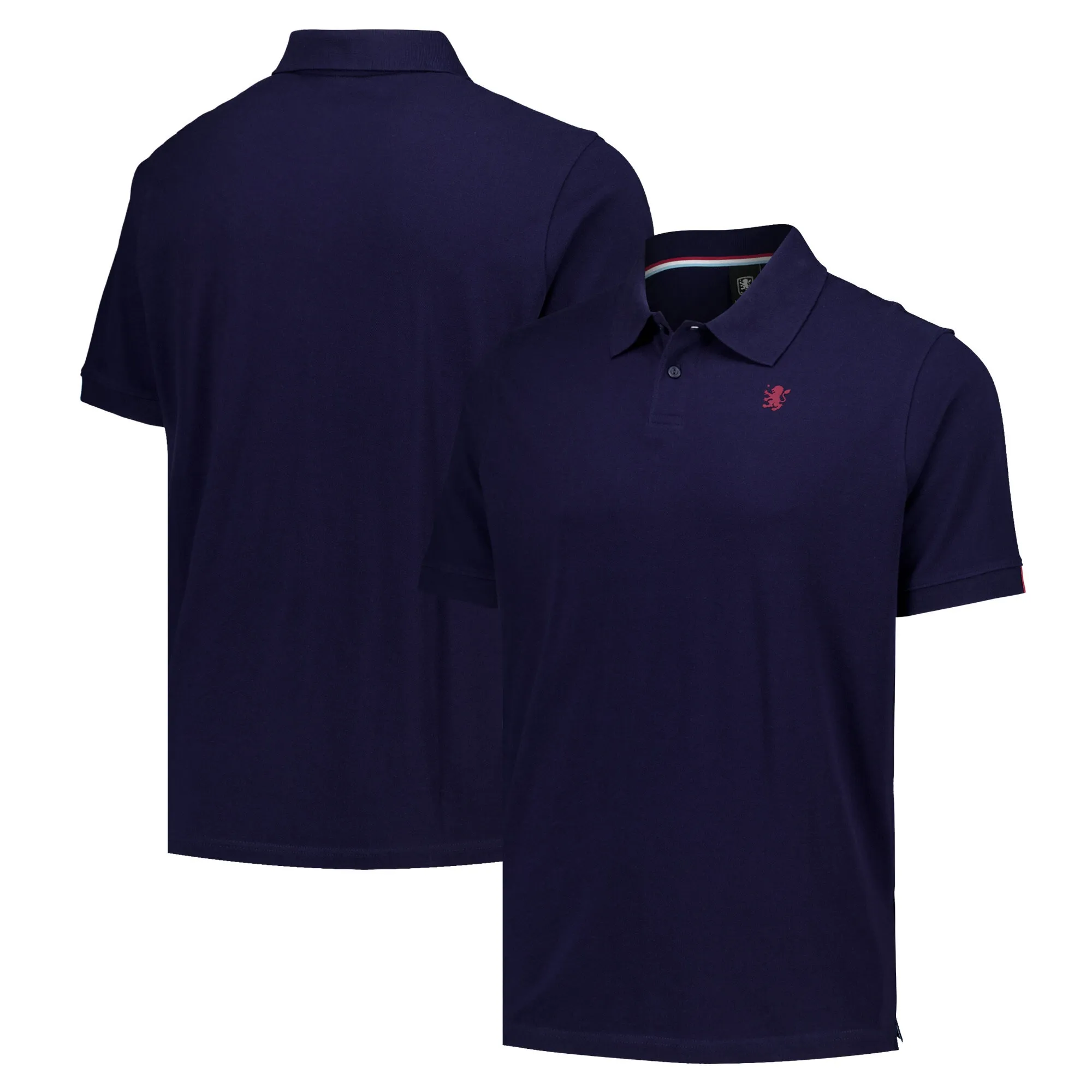 Aston Villa Essentials Polo Shirt - Maritime Blue - Mens