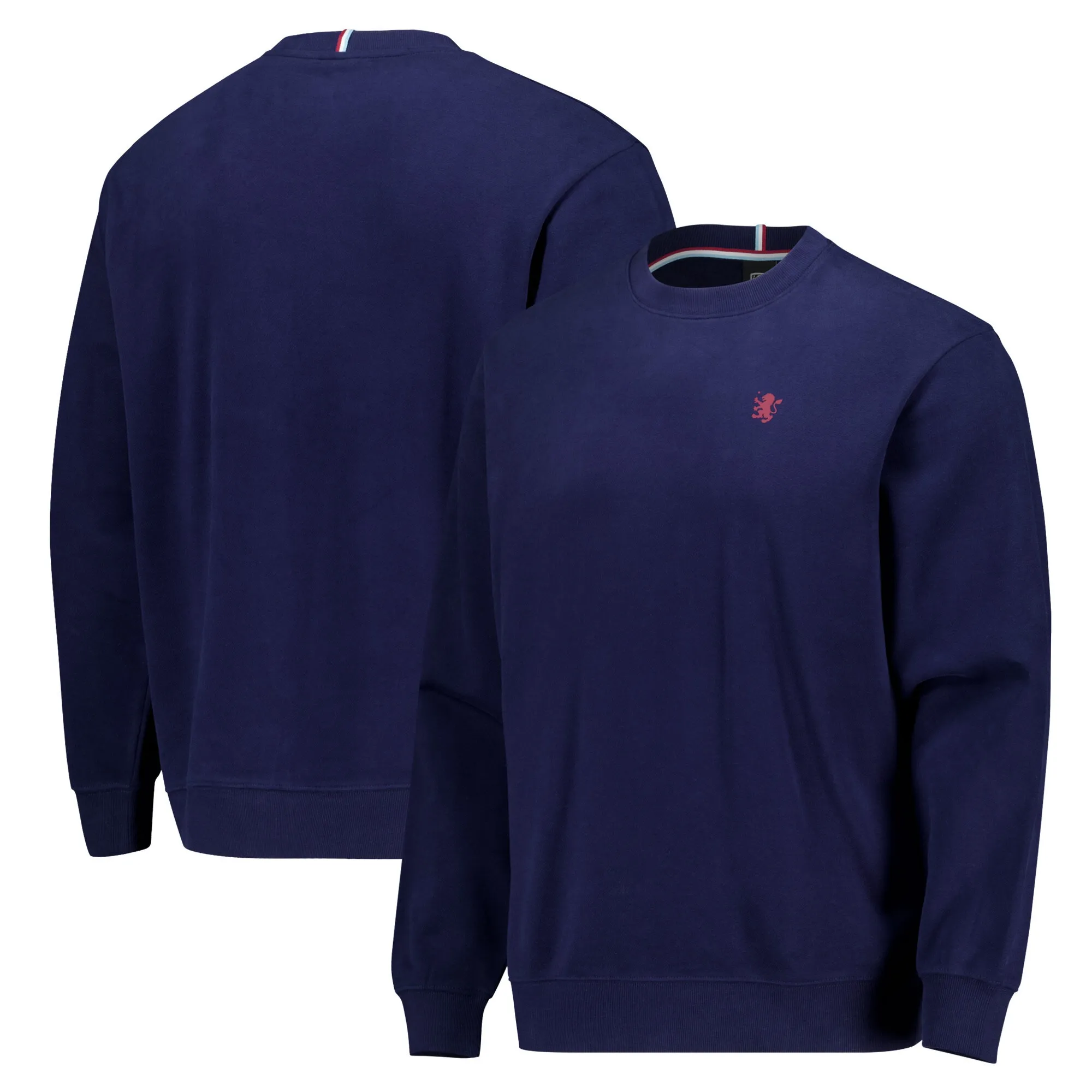 Aston Villa Essentials Crew Sweatshirt - Maritime Blue - Mens