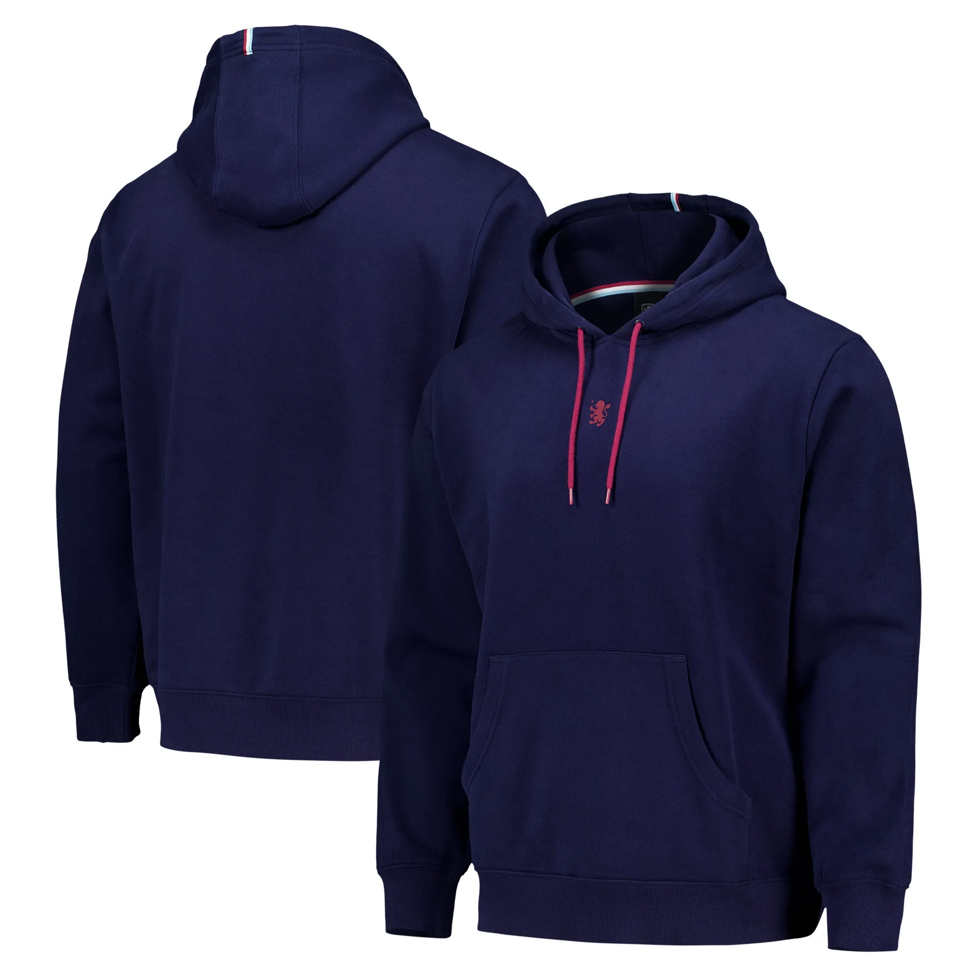 Aston Villa Essentials Hoodie - Maritime Blue - Mens