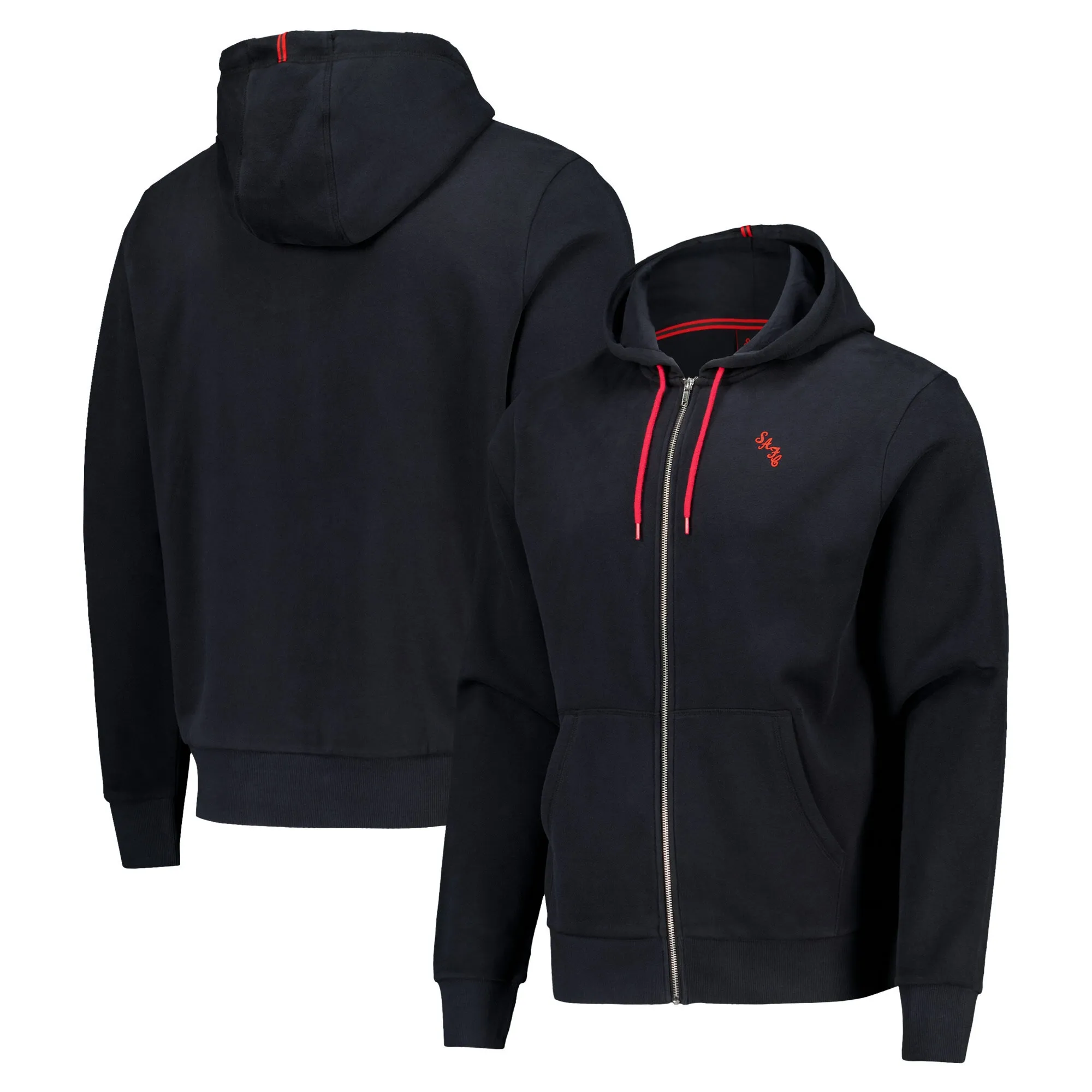Sunderland Essentials Full Zip Hoodie - Black - Mens