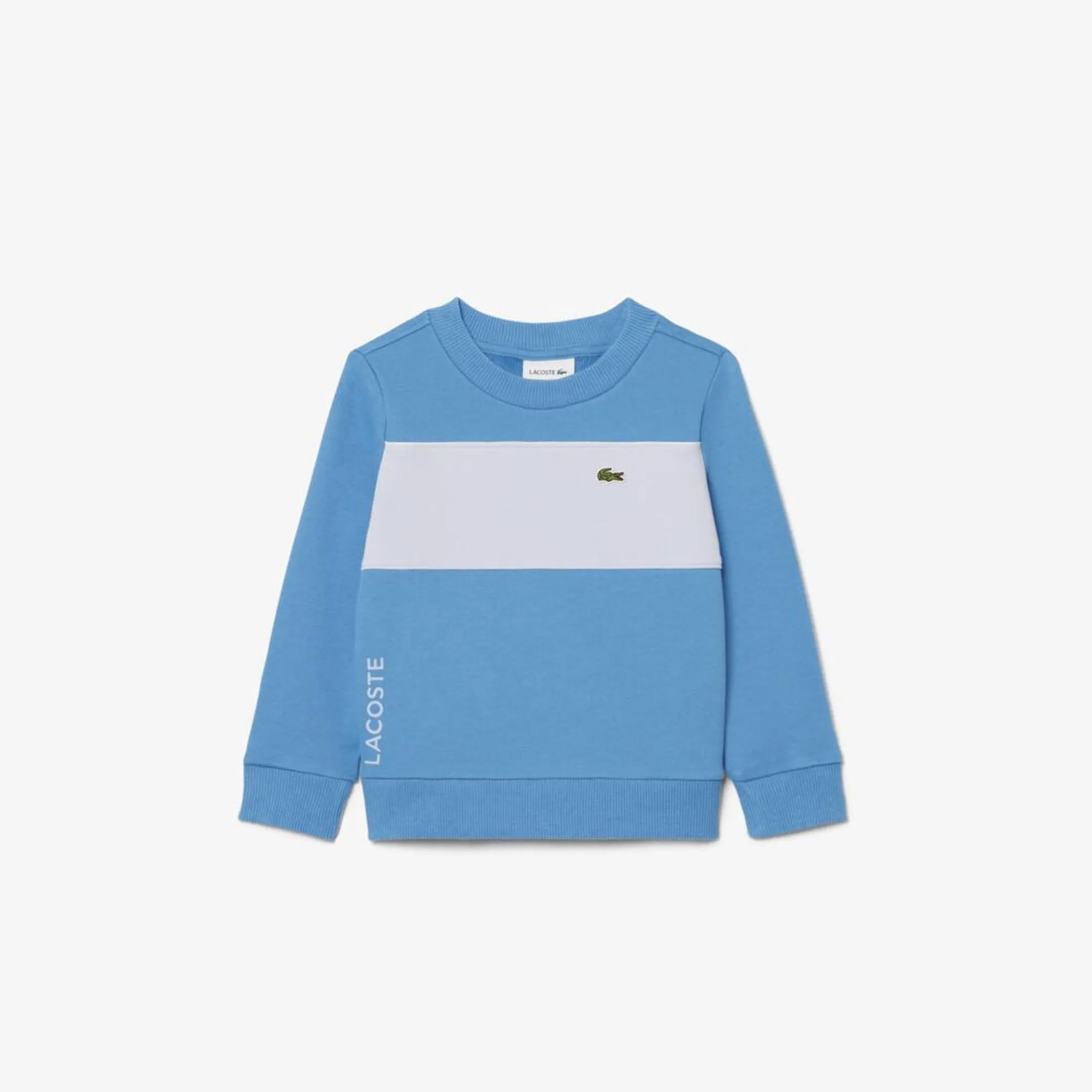 Lacoste Colorblock Fleece Sweatshirt - Blue