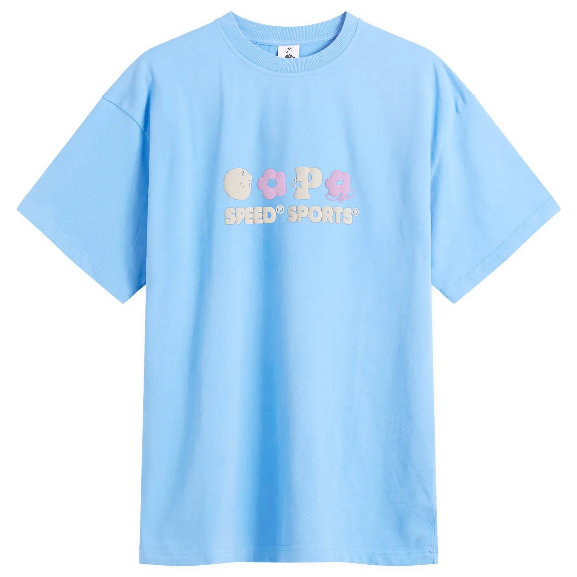 Pawa Speed Sports Men's Multi Monogram T-Shirt Bleu/Azur