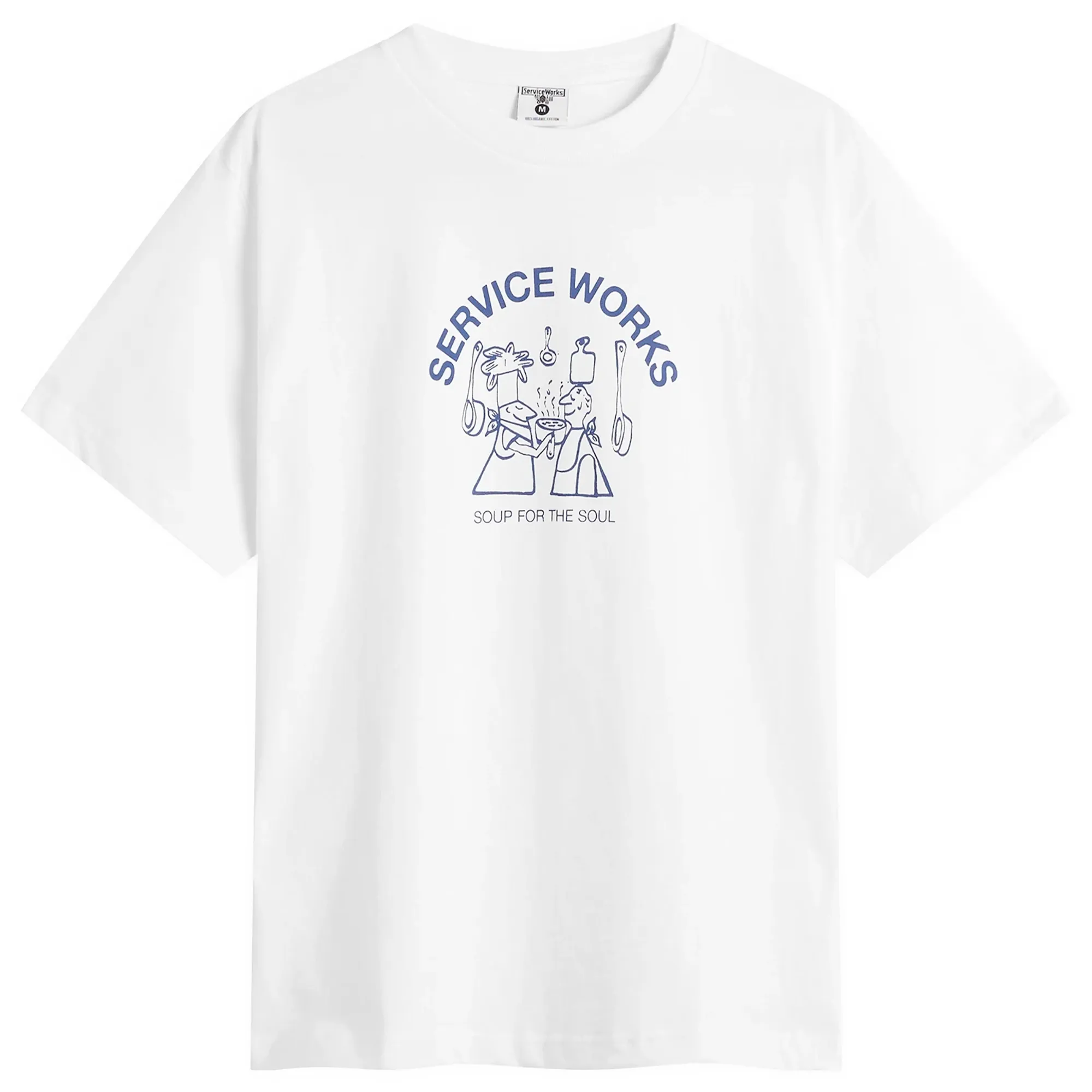 Service Works Men's Soup For The Soul T-Shirt White