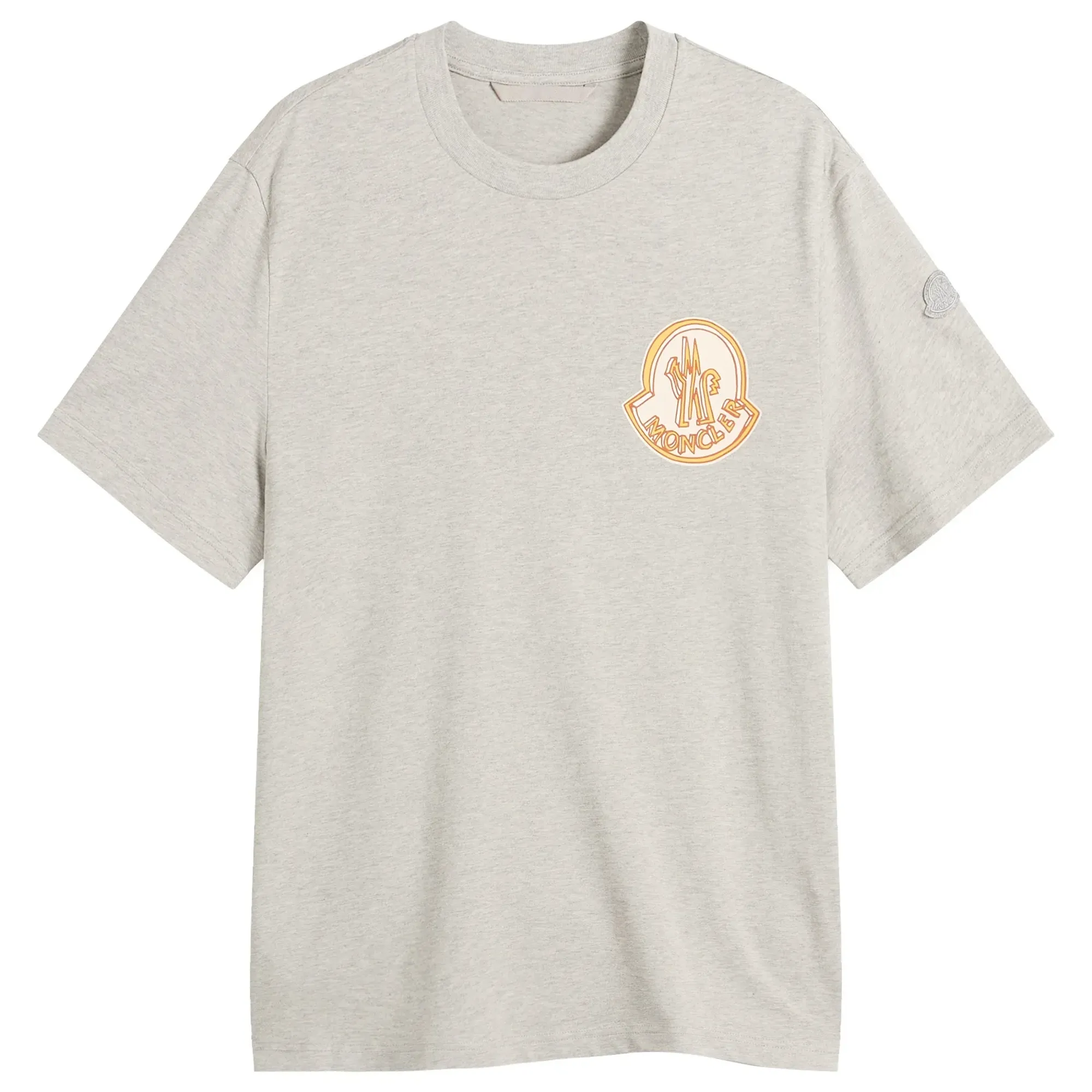 Moncler Men's Logo T-Shirt Grey