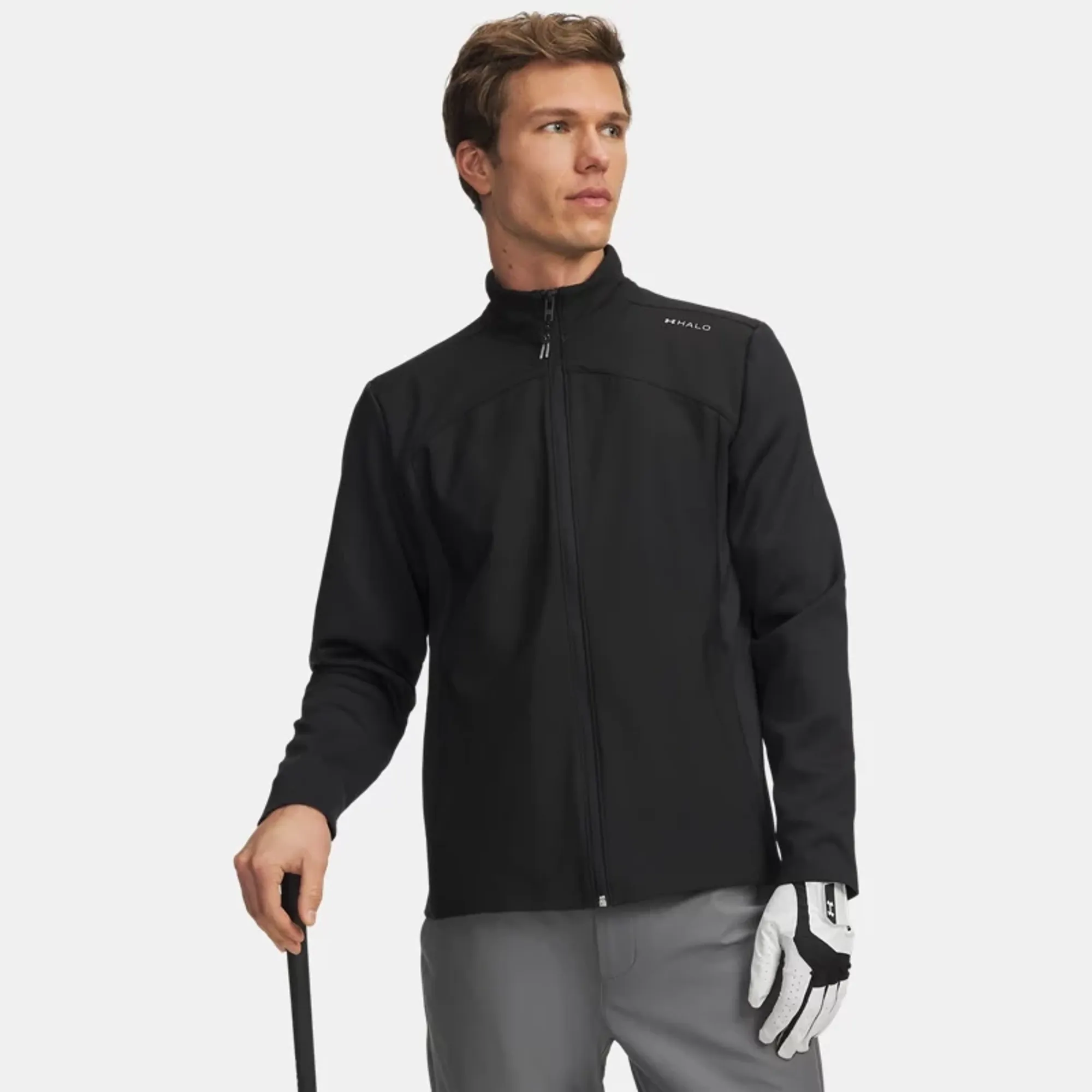 Under Armour  Halo Hybrid Men's Jacket Black / Black / Silver Reflective L