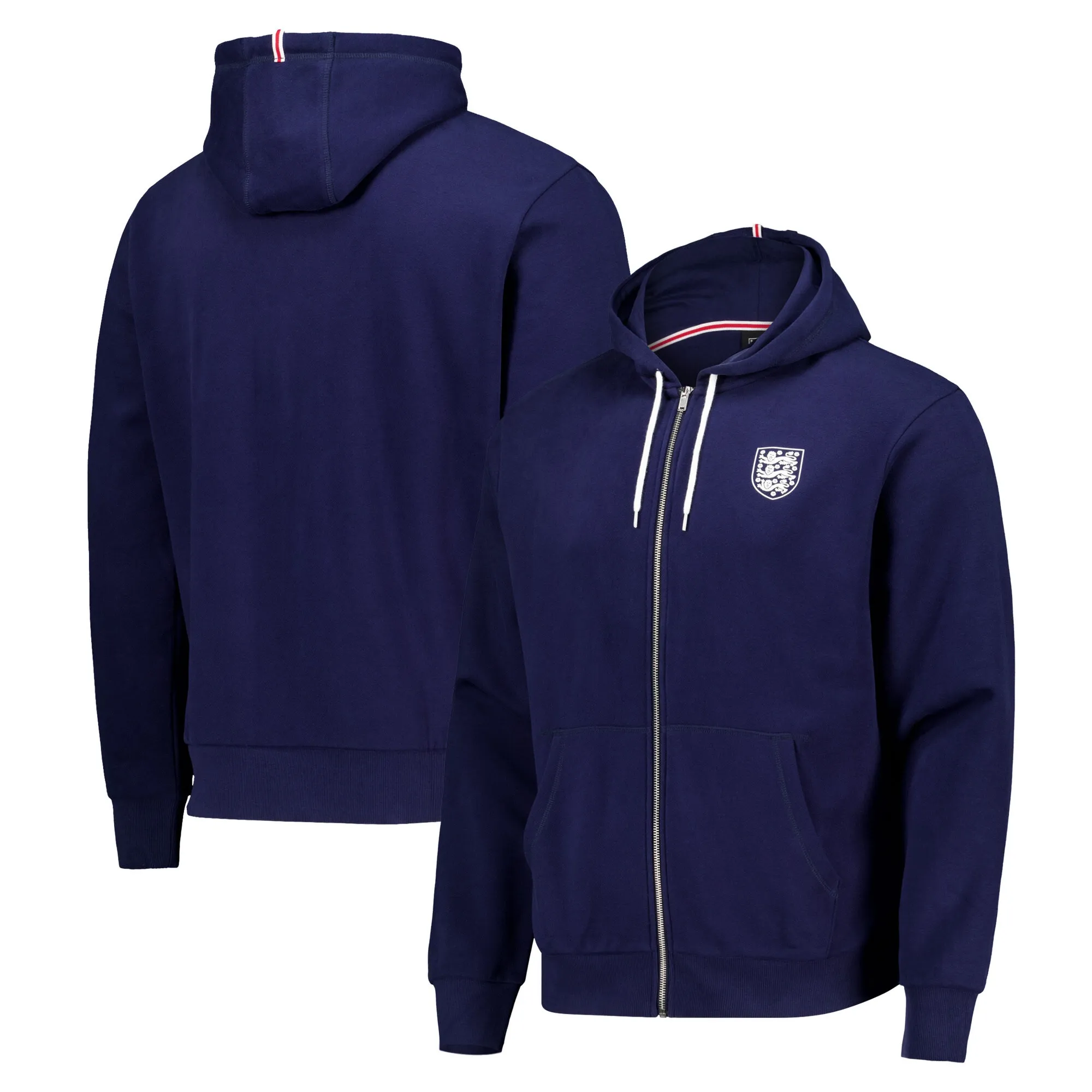England Essentials Full Zip Hoodie - Maritime Blue