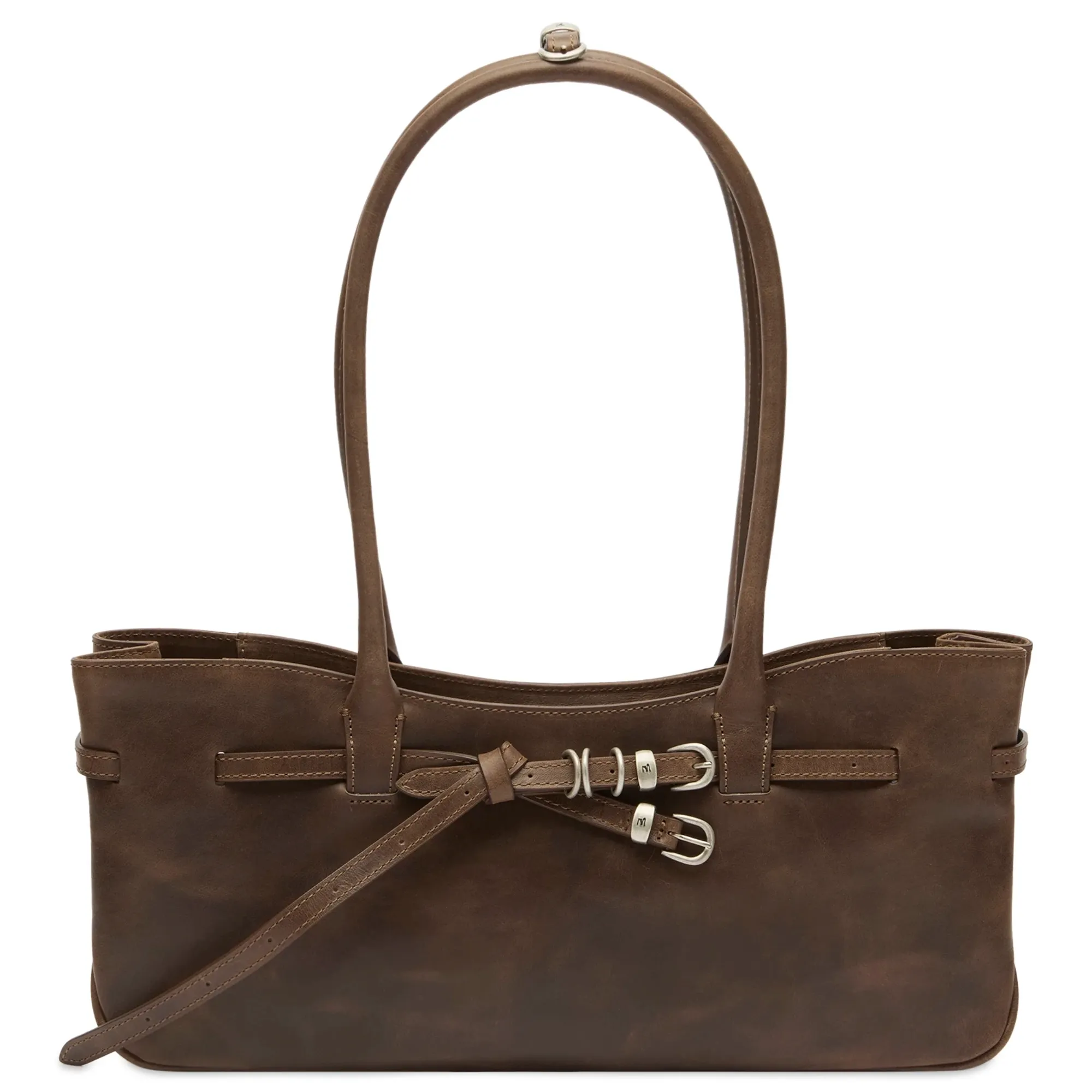 MARGESHERWOOD Women's Grandma  Shoulder Bag Washed Brown