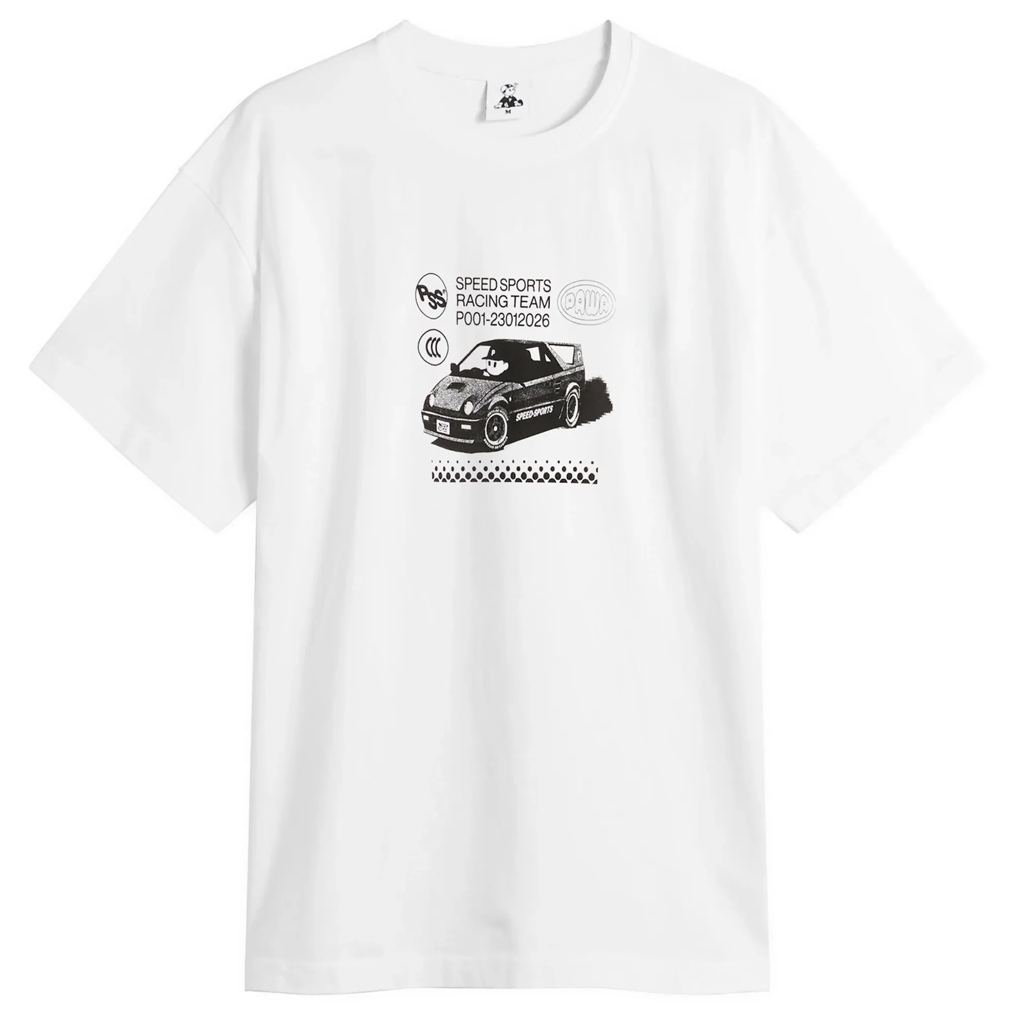 Pawa Speed Sports Men's P-Key T-Shirt White