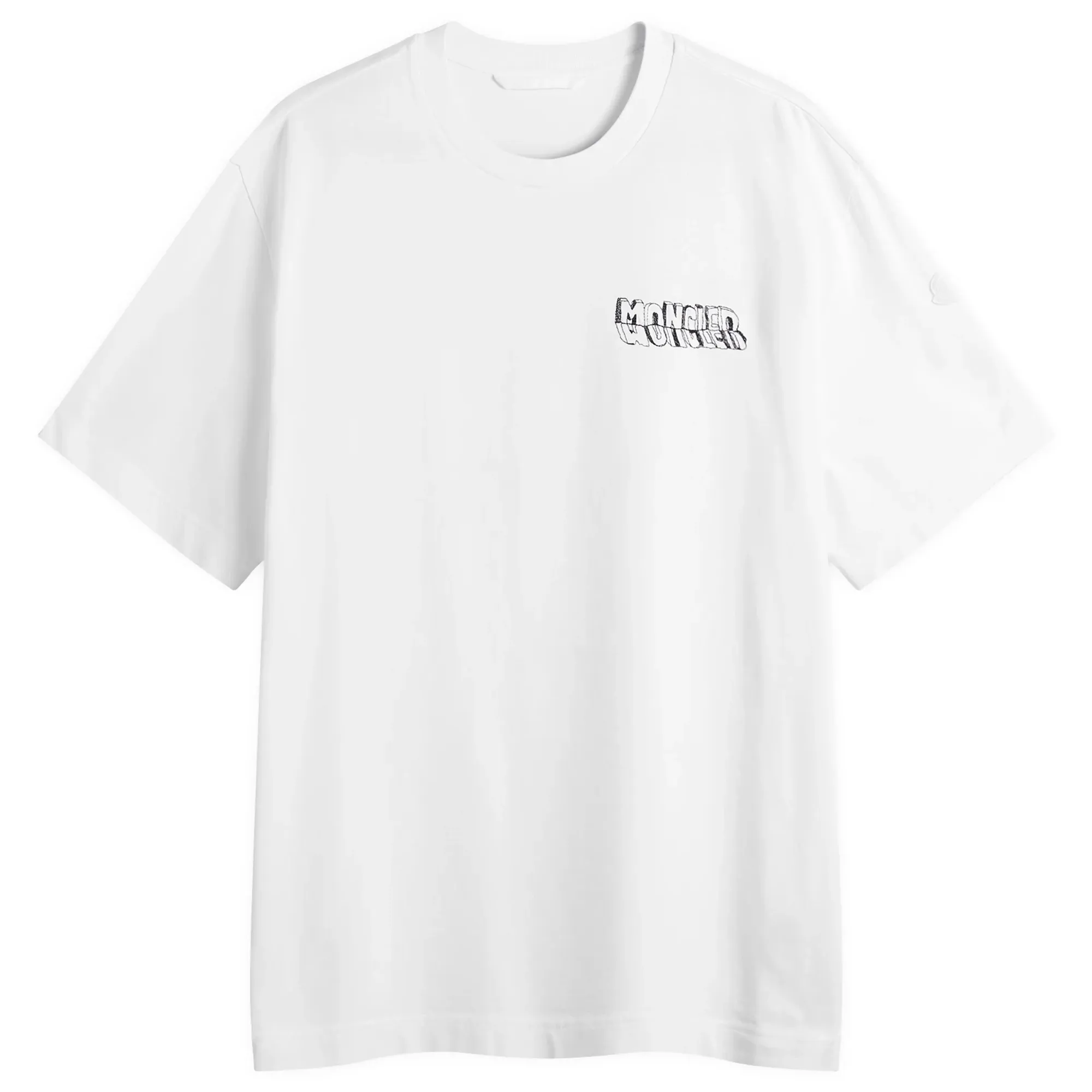 Moncler Men's Back Graphic T-Shirt White