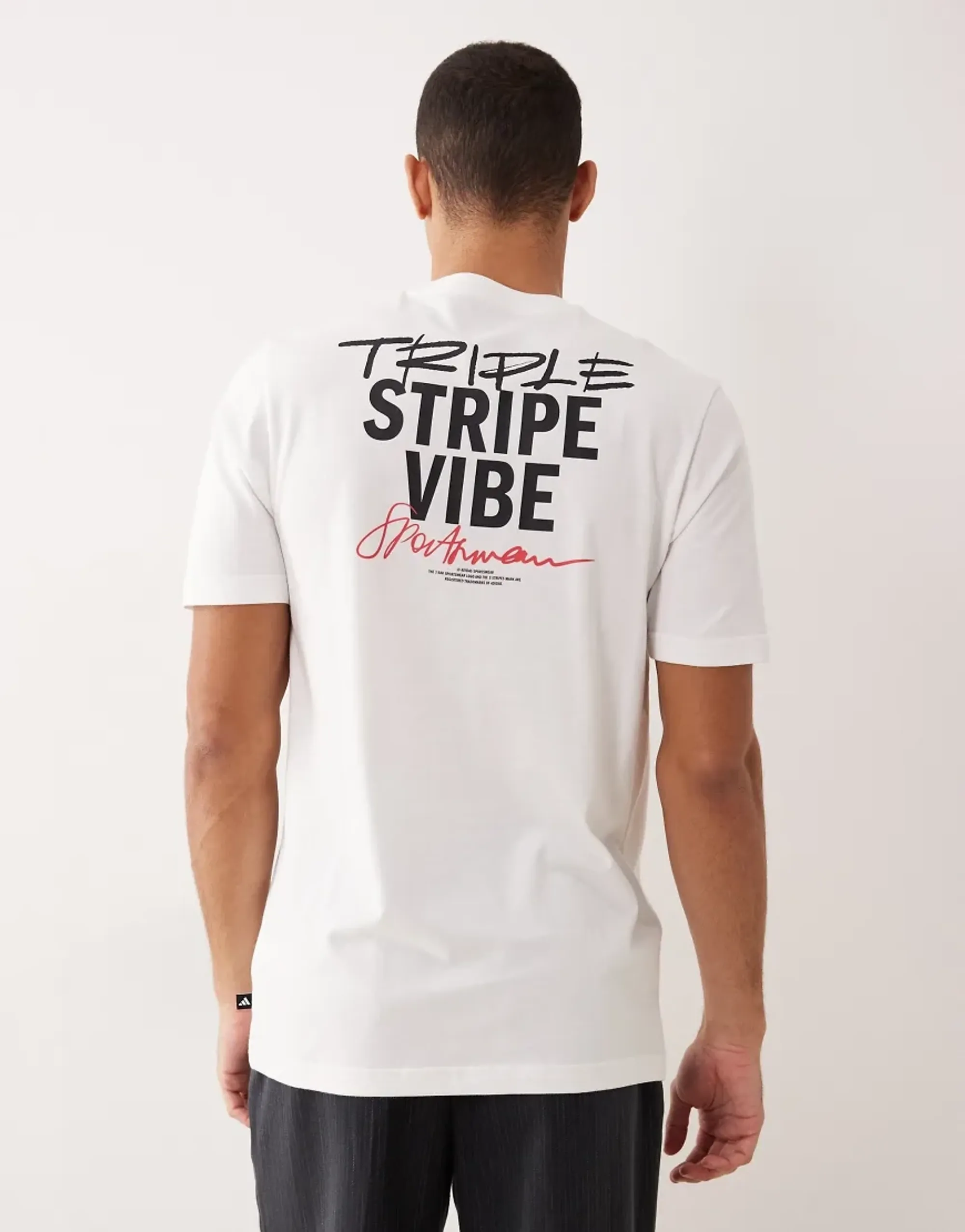 adidas Originals Adidas Triple Stripe Vibe Graphic Short Sleeve T-shirt