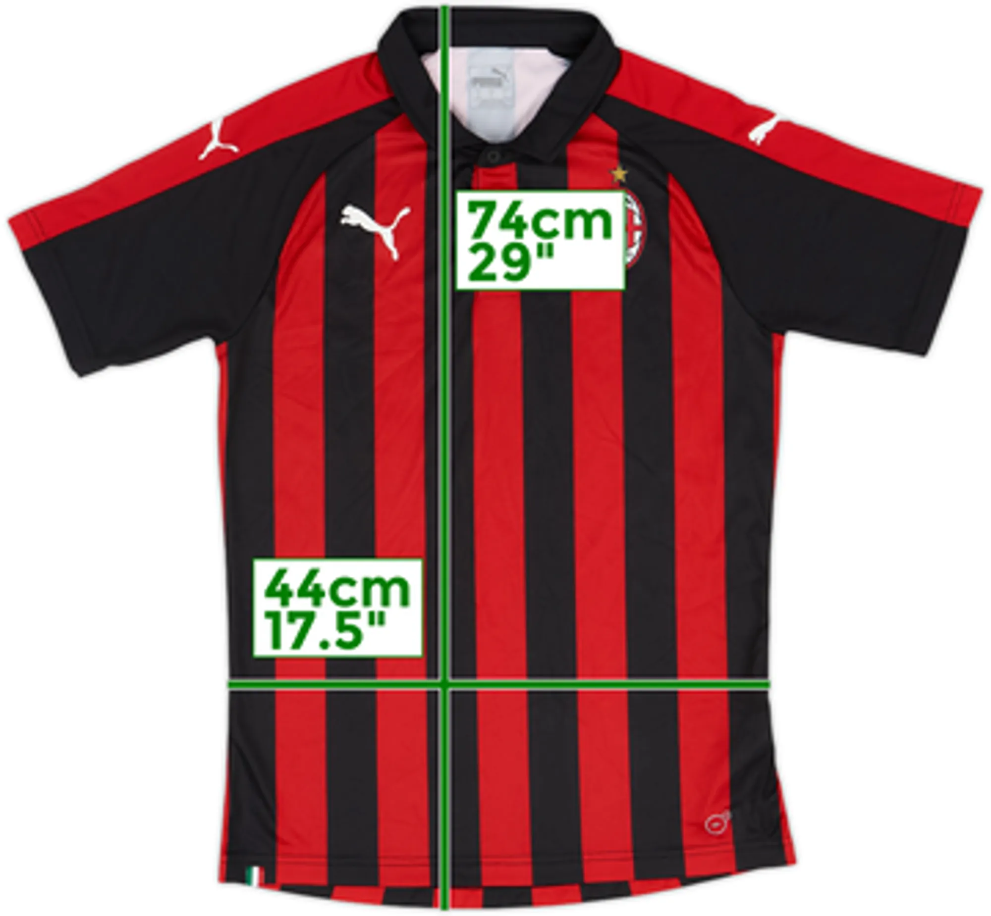2018-19 AC Milan Home Shirt - 9/10 - (S)