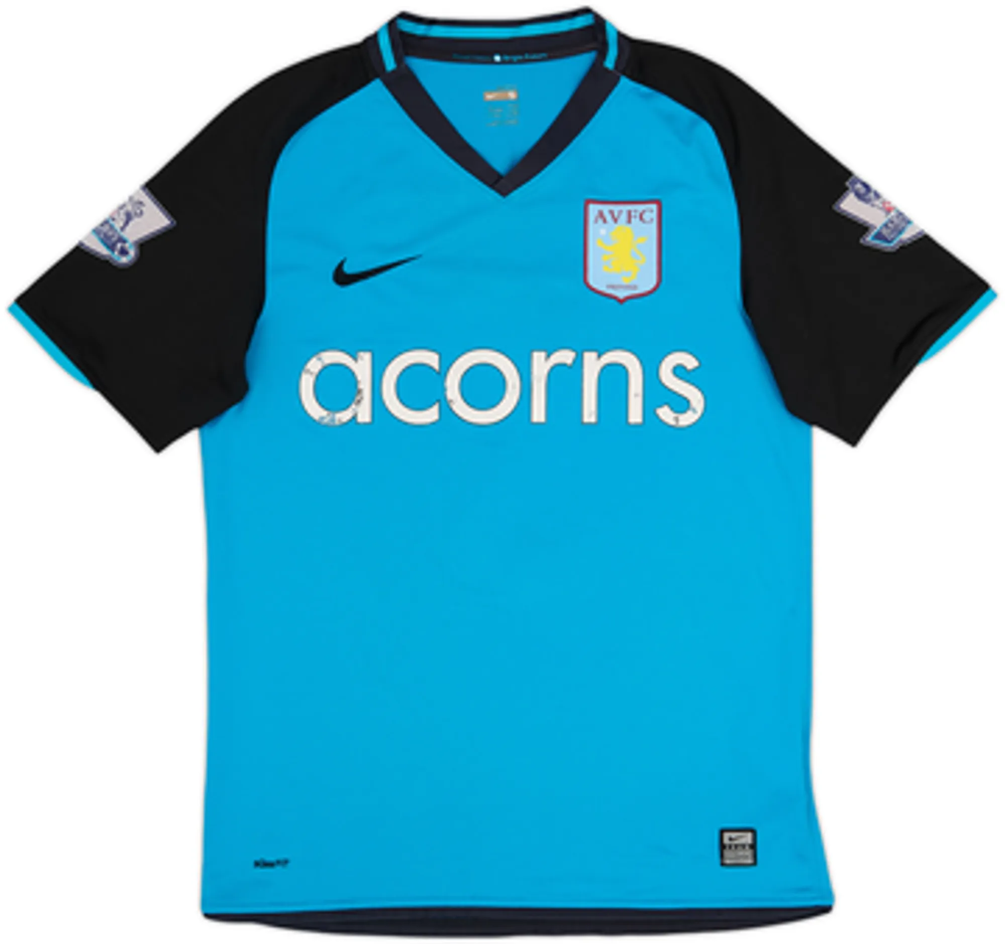 2008-09 Aston Villa Away Shirt Laursen #5 - 7/10 - (S)