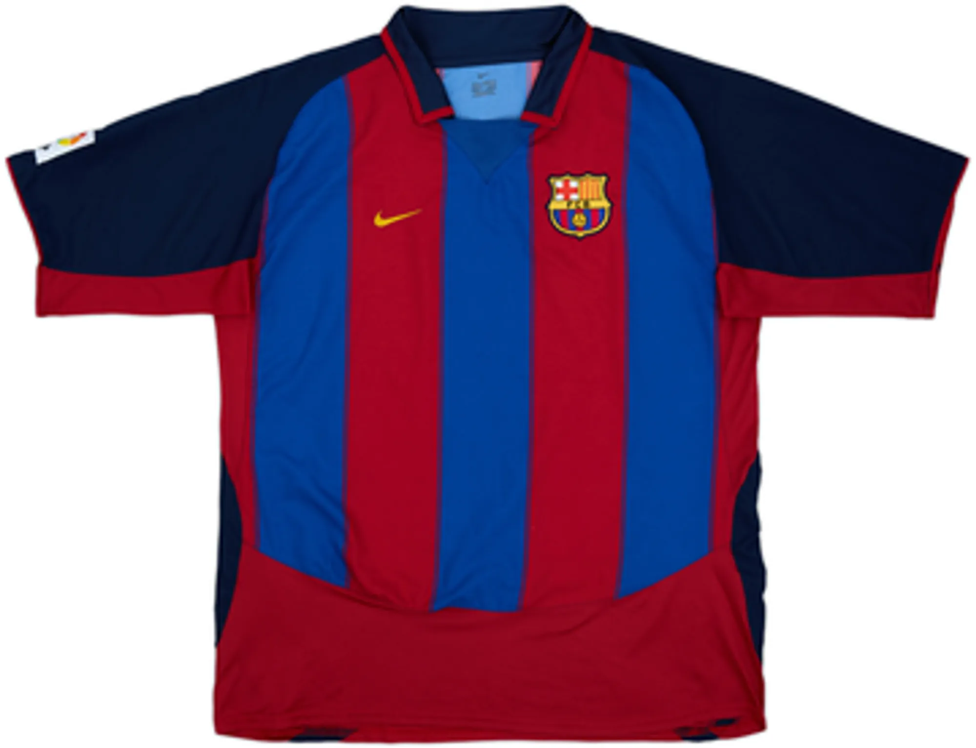2003-04 Barcelona Home Shirt Xavi #6 - 9/10 - (L)