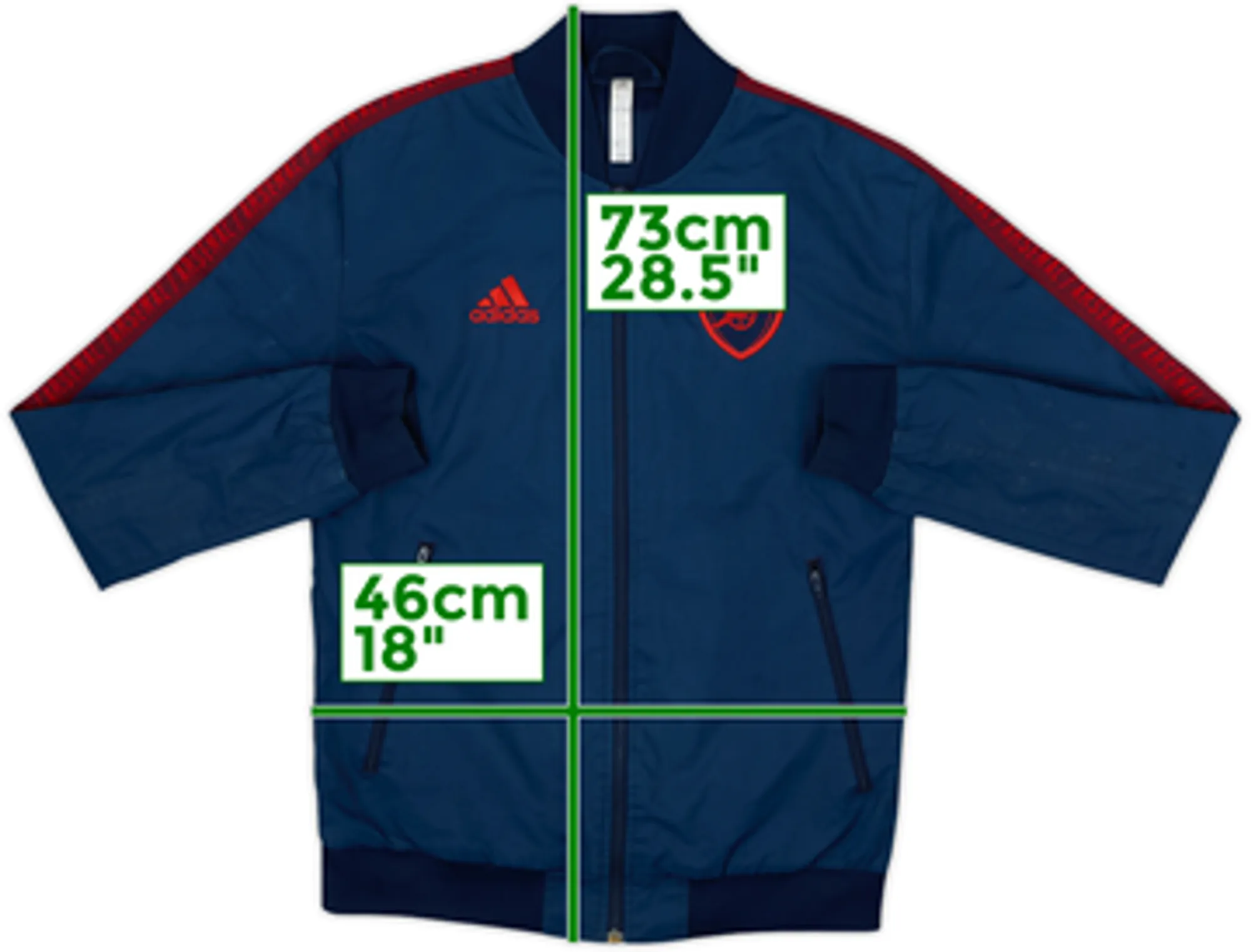 2019-20 Arsenal adidas Bomber Jacket - 7/10 - (S)