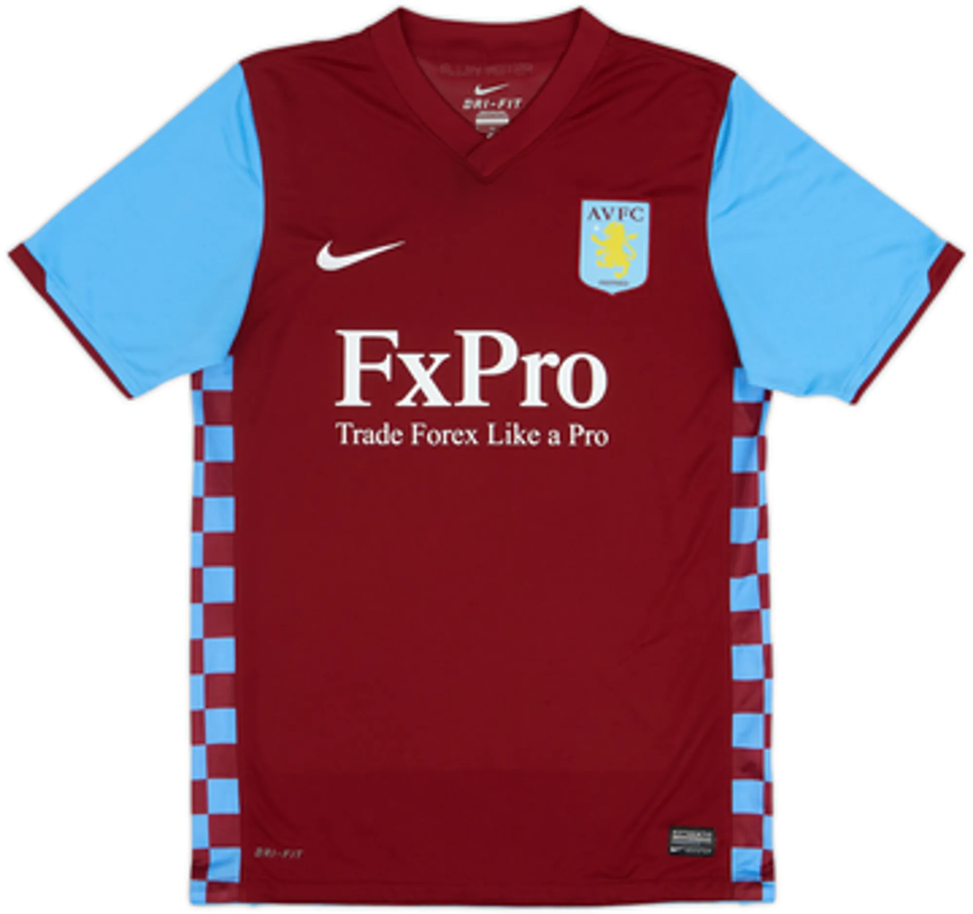 2010-11 Aston Villa Home Shirt Carew #10 - 8/10 - (M)