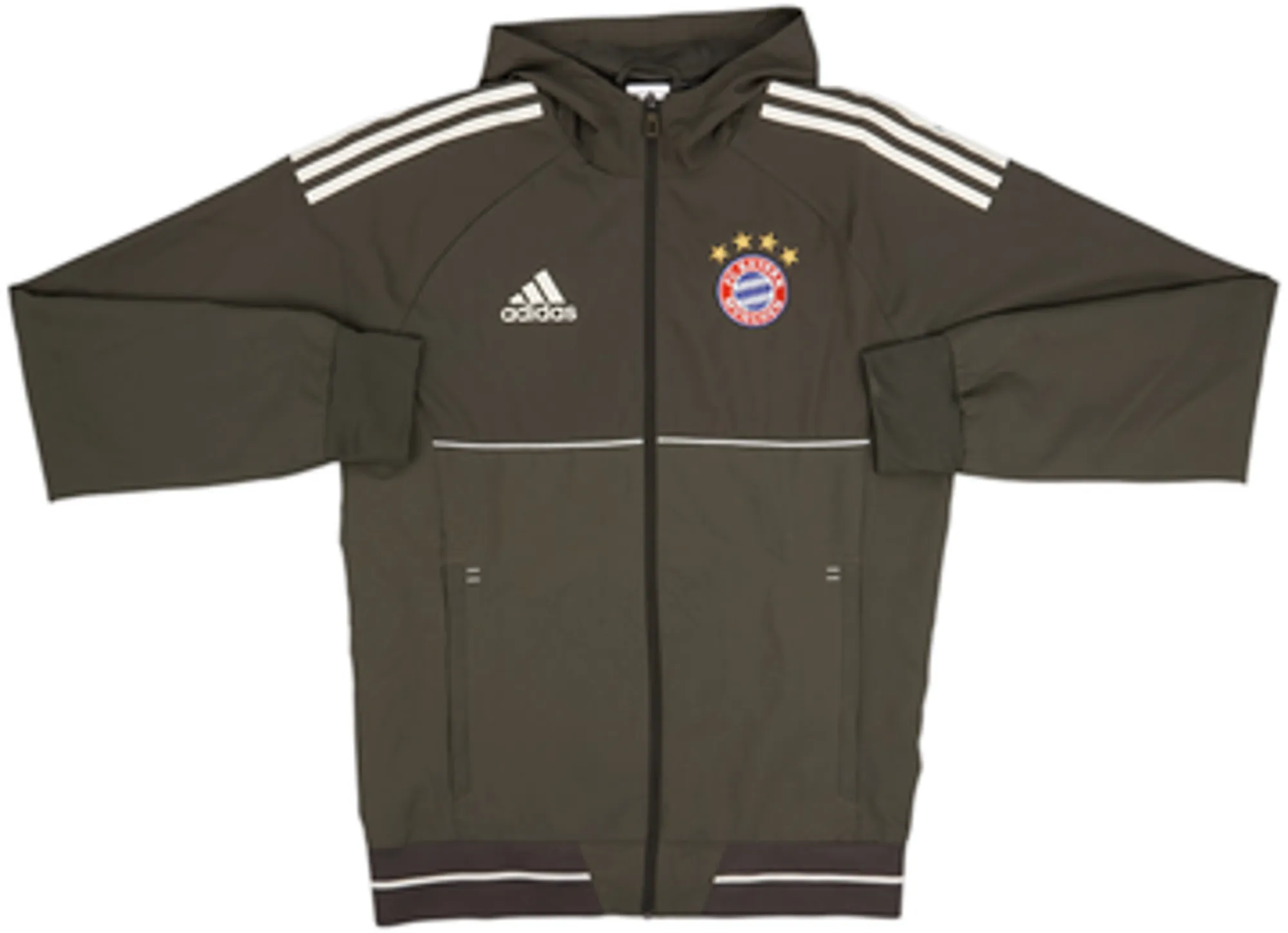 2017-18 Bayern Munich adidas CL Hooded Tracksuit - 5/10 - (S)