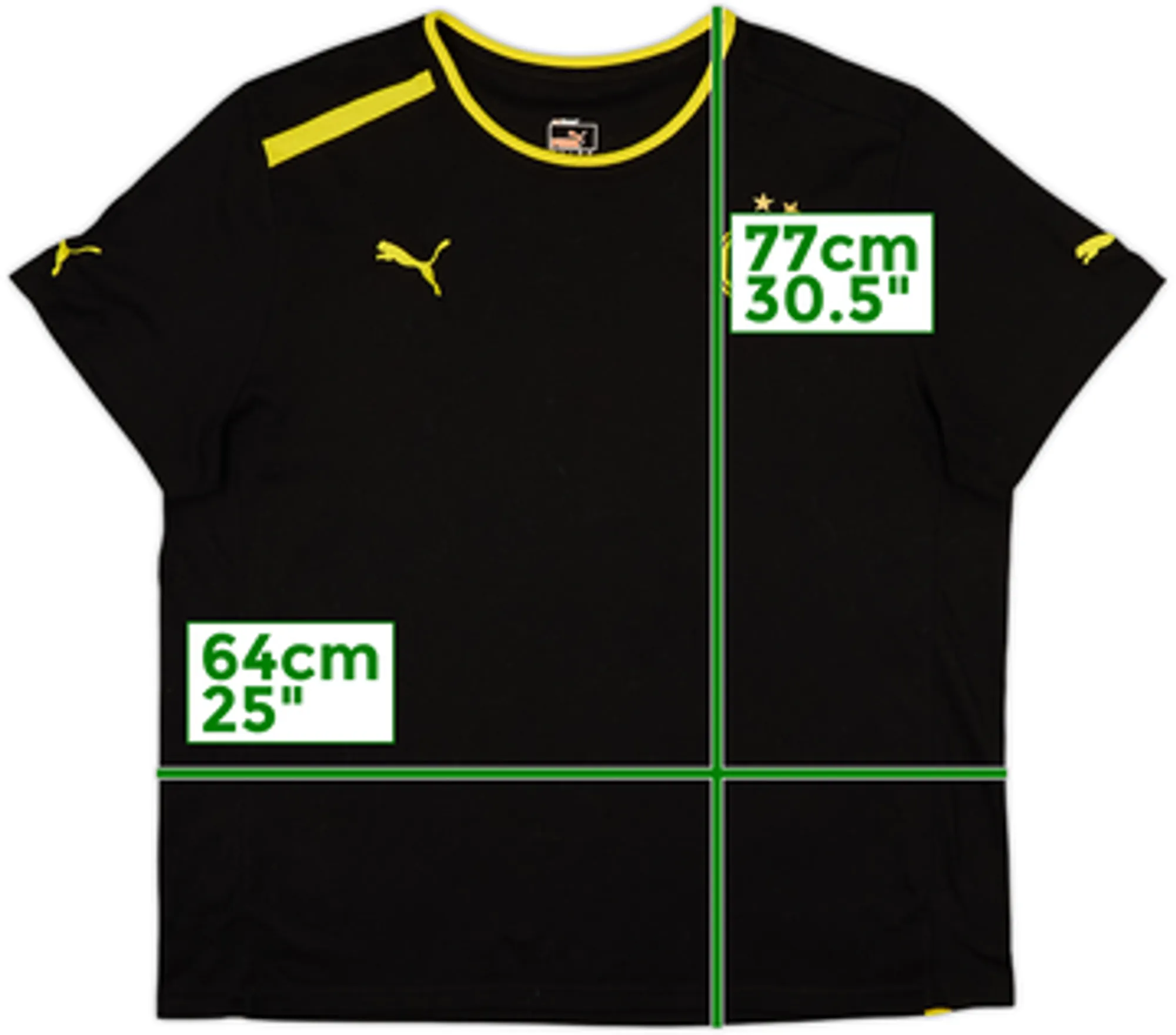 2022-23 Borussia Dortmund Puma Cotton Tee - 8/10 - (XXL)
