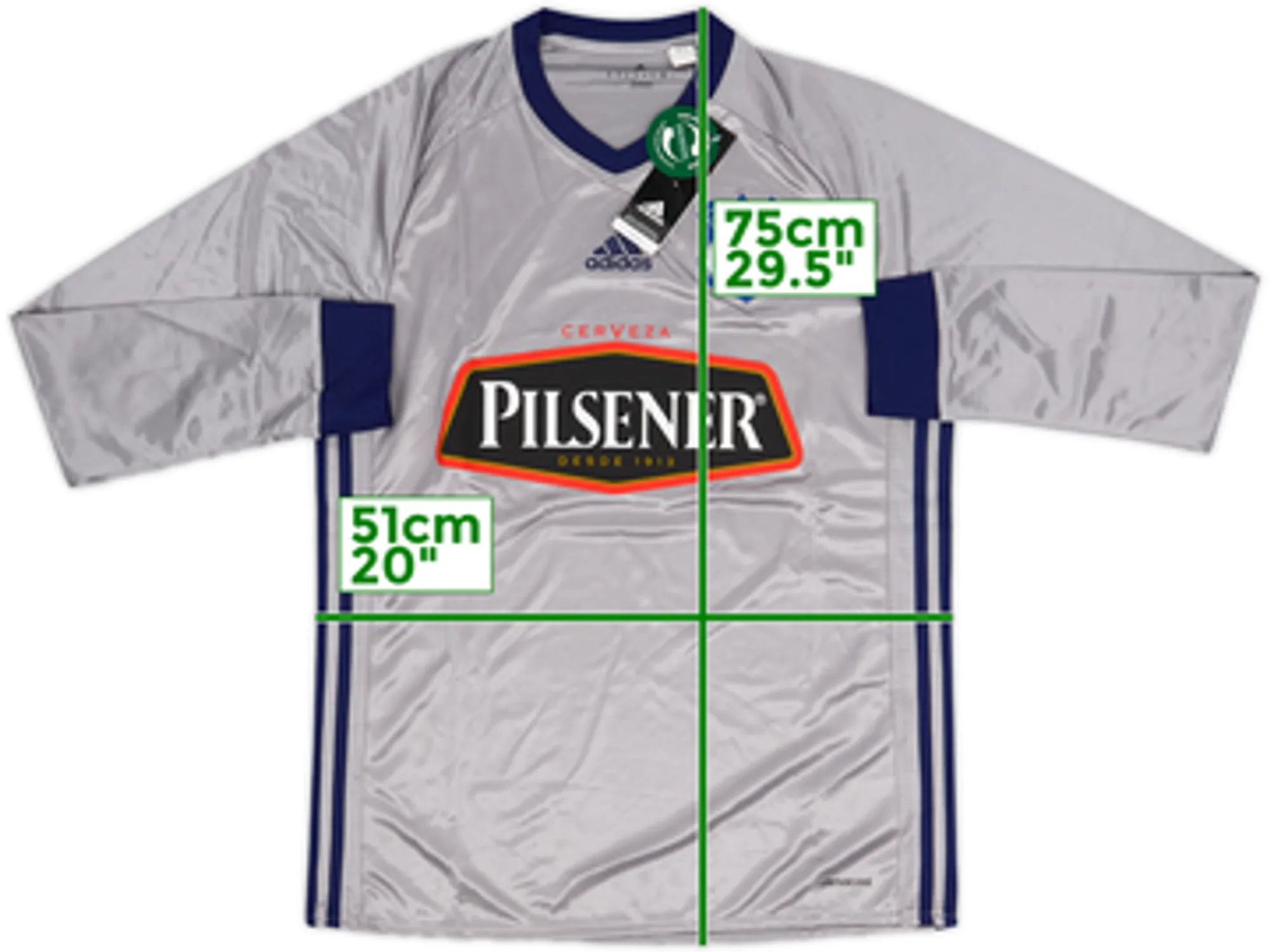 2017 Emelec Away L/S Shirt (L)