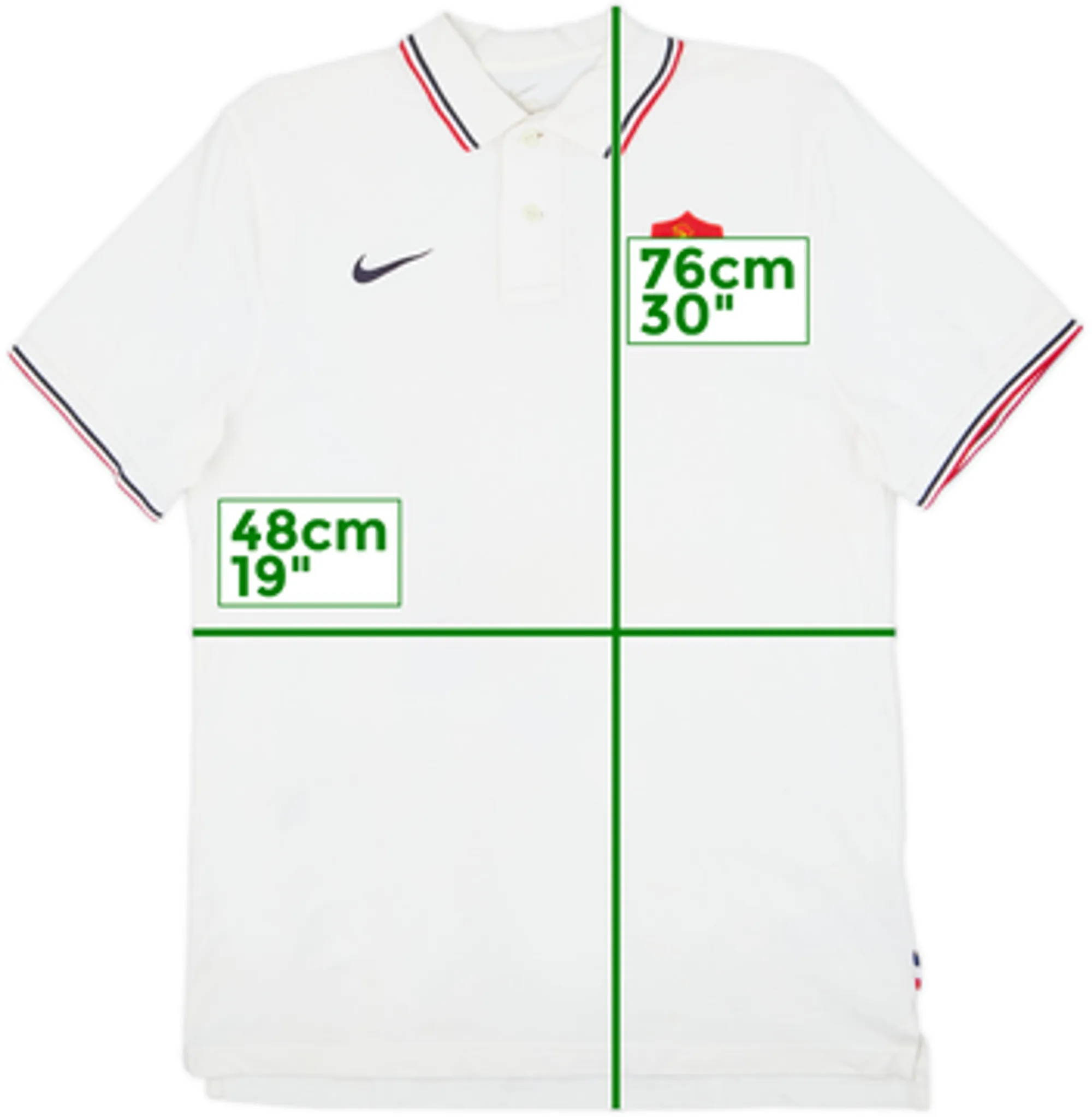 2011 France Rugby Nike Polo Shirt - 8/10 - (L)