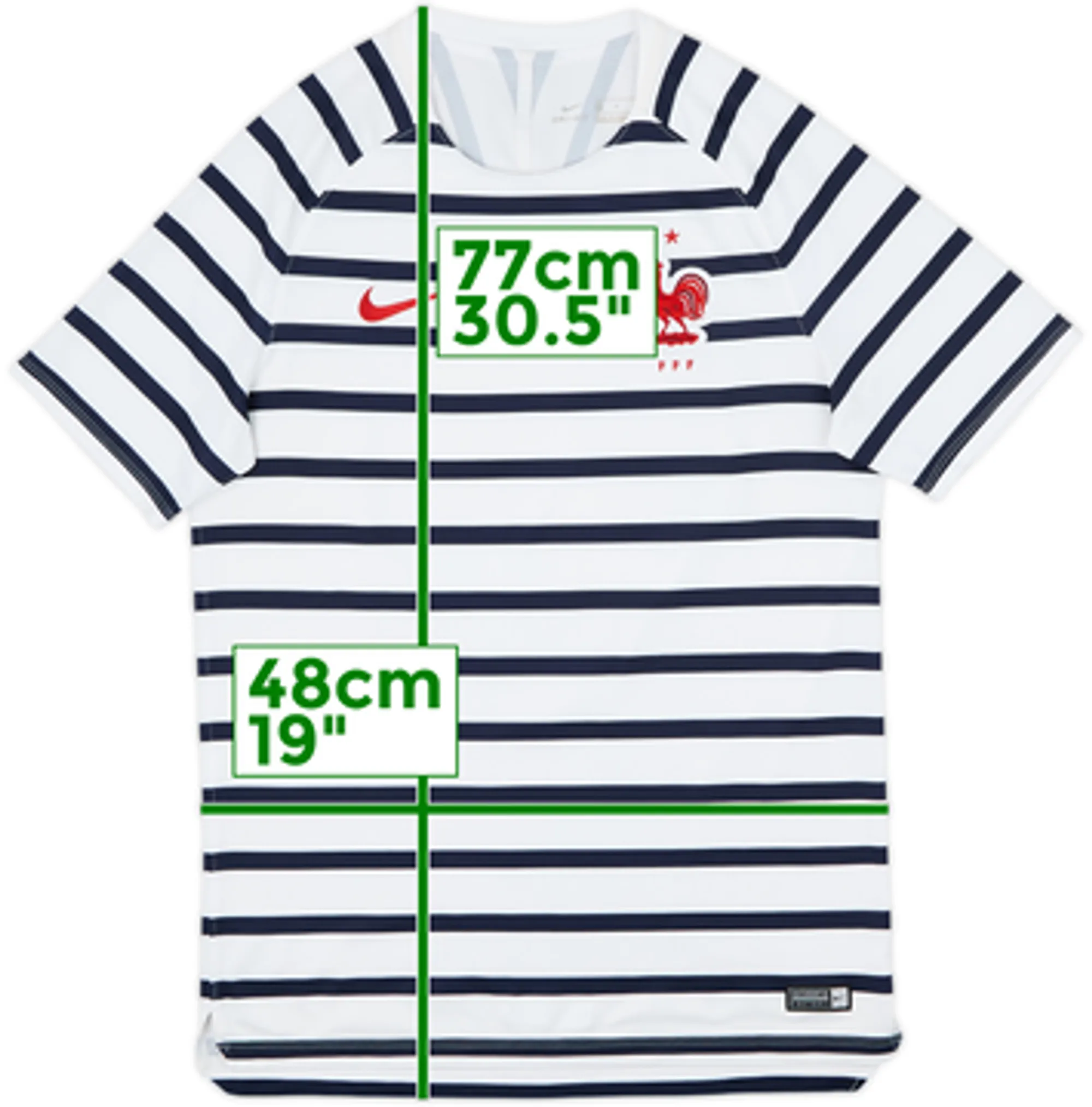 2018-19 France Nike Training Shirt - 10/10 - (L)