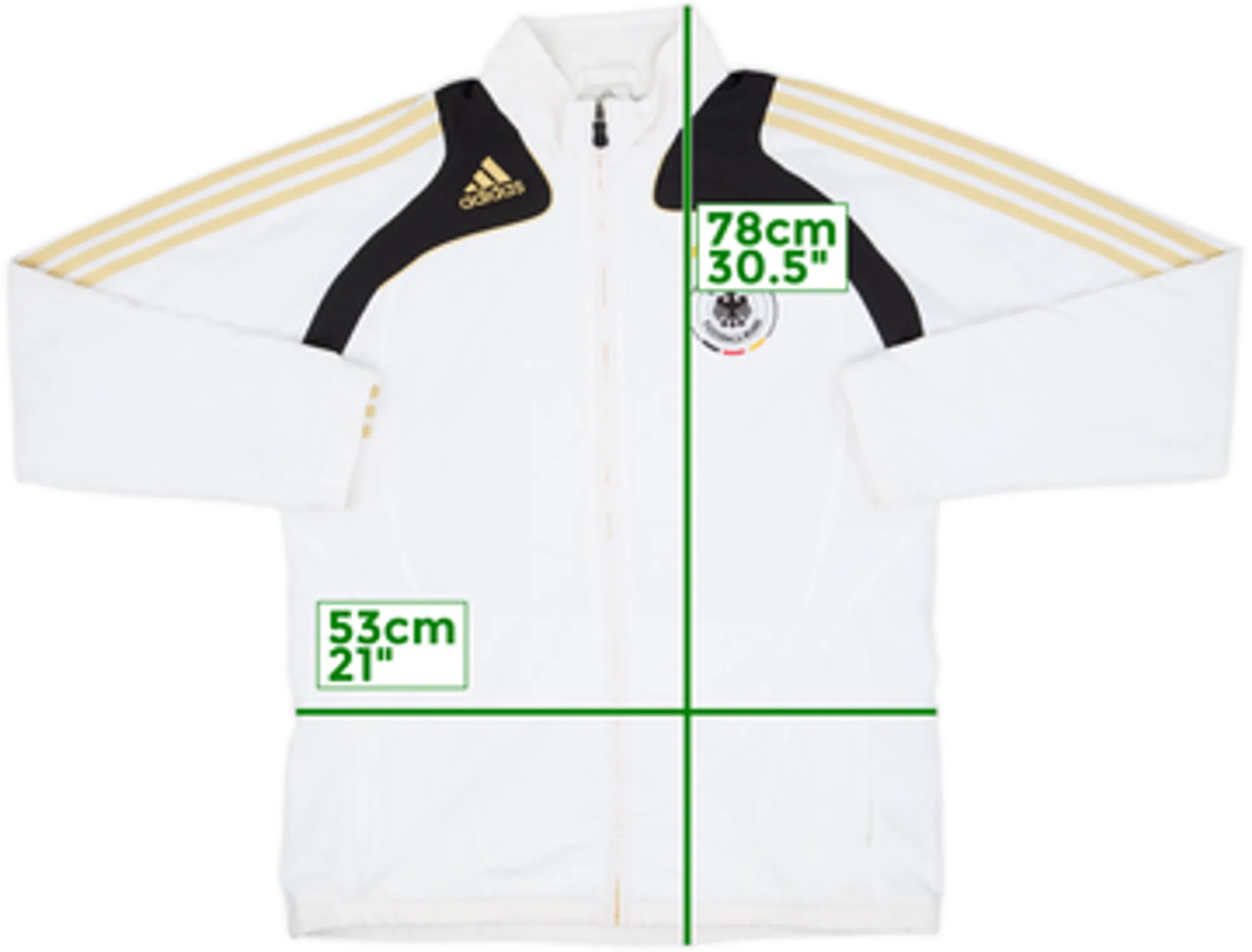 2008-09 Germany adidas Track Jacket - 5/10 - (M/L)