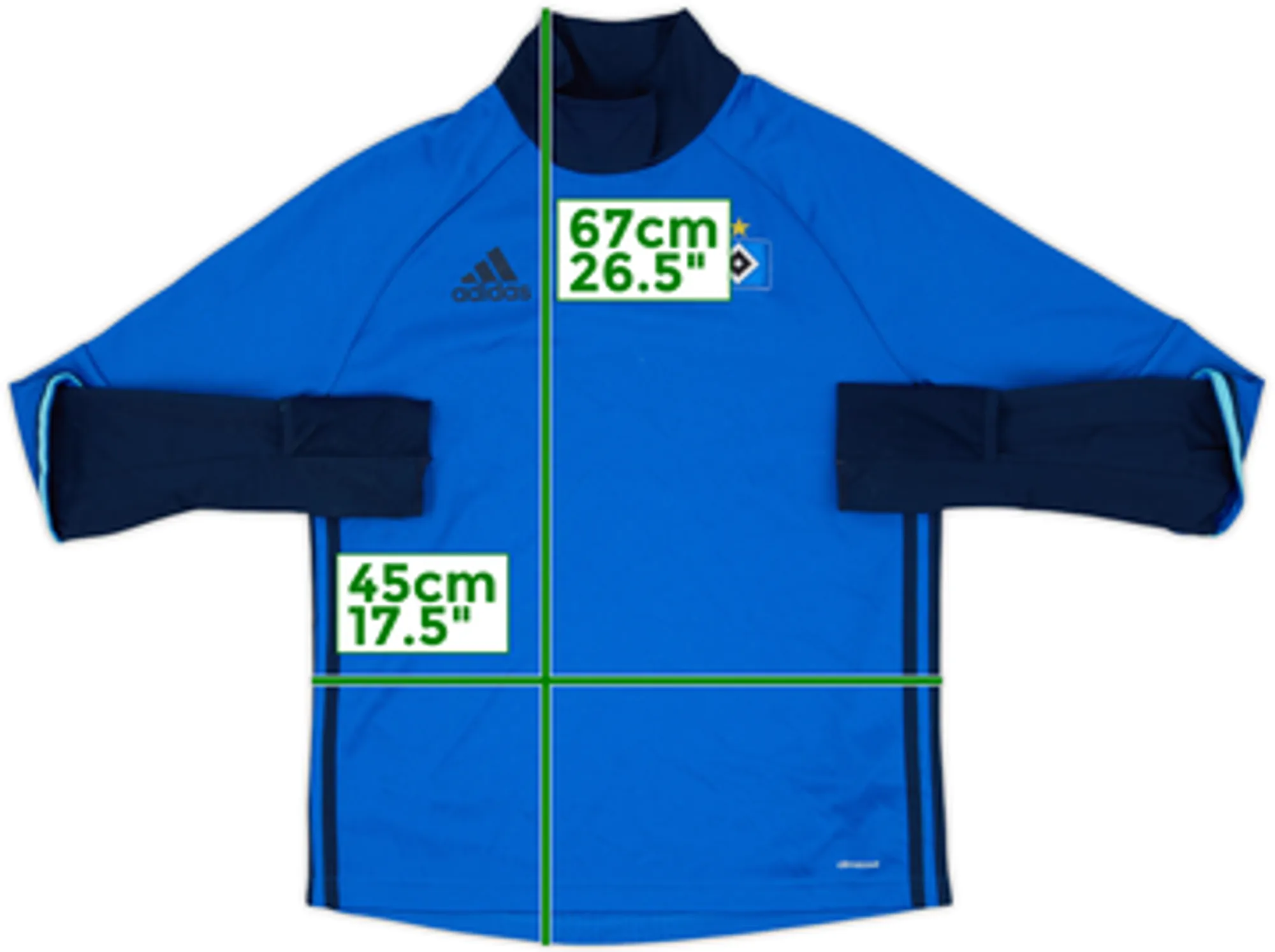 2016-17 Hamburg adidas Training Top - 8/10 - (L.Boys)
