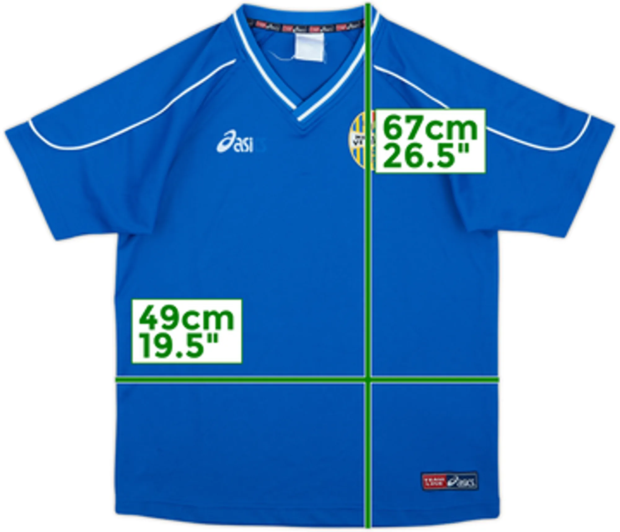 2006-07 Hellas Verona Asics Training Shirt - 5/10 - (S)