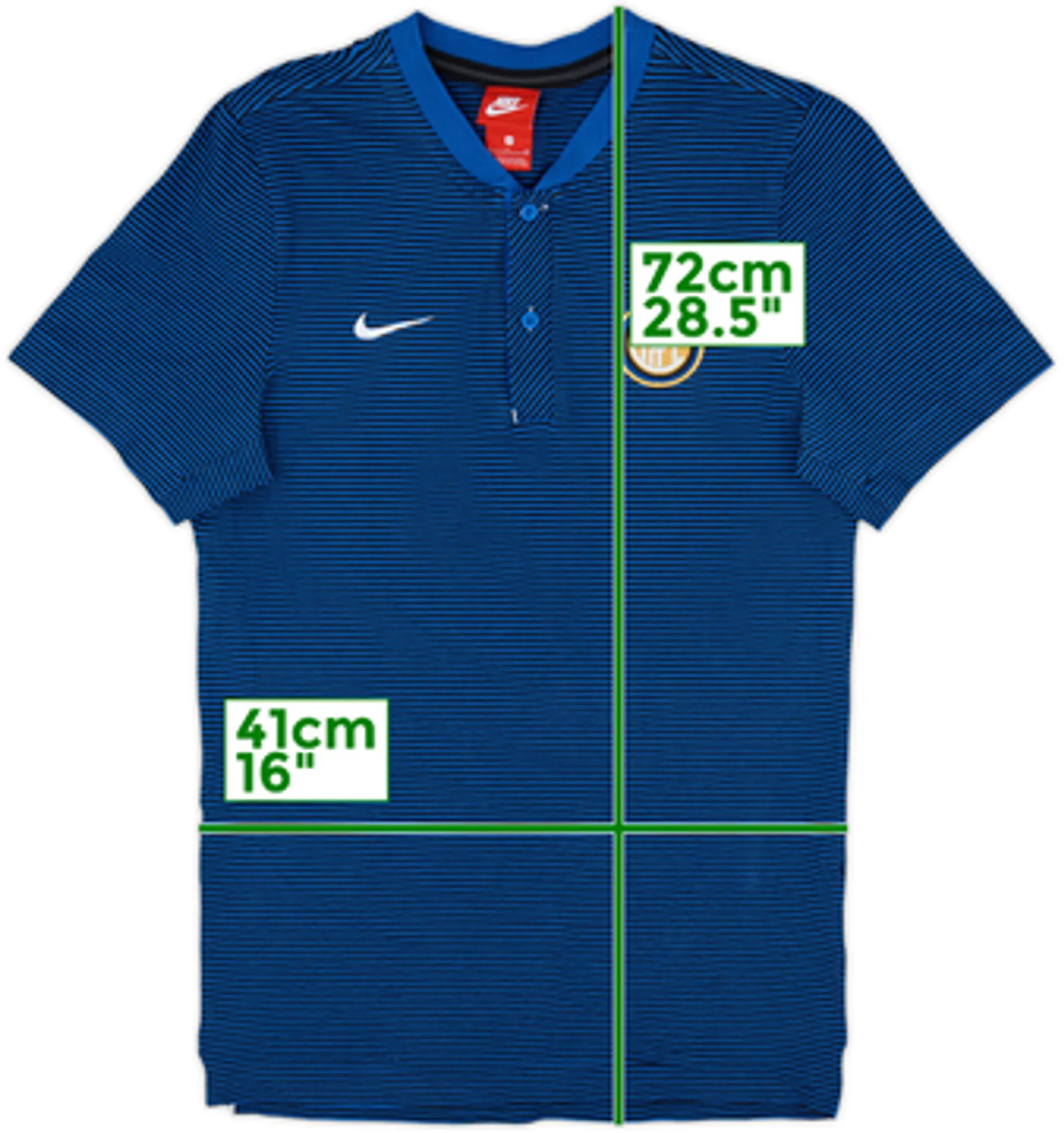 2017-18 Inter Milan Nike Polo Shirt - 9/10 - (S)