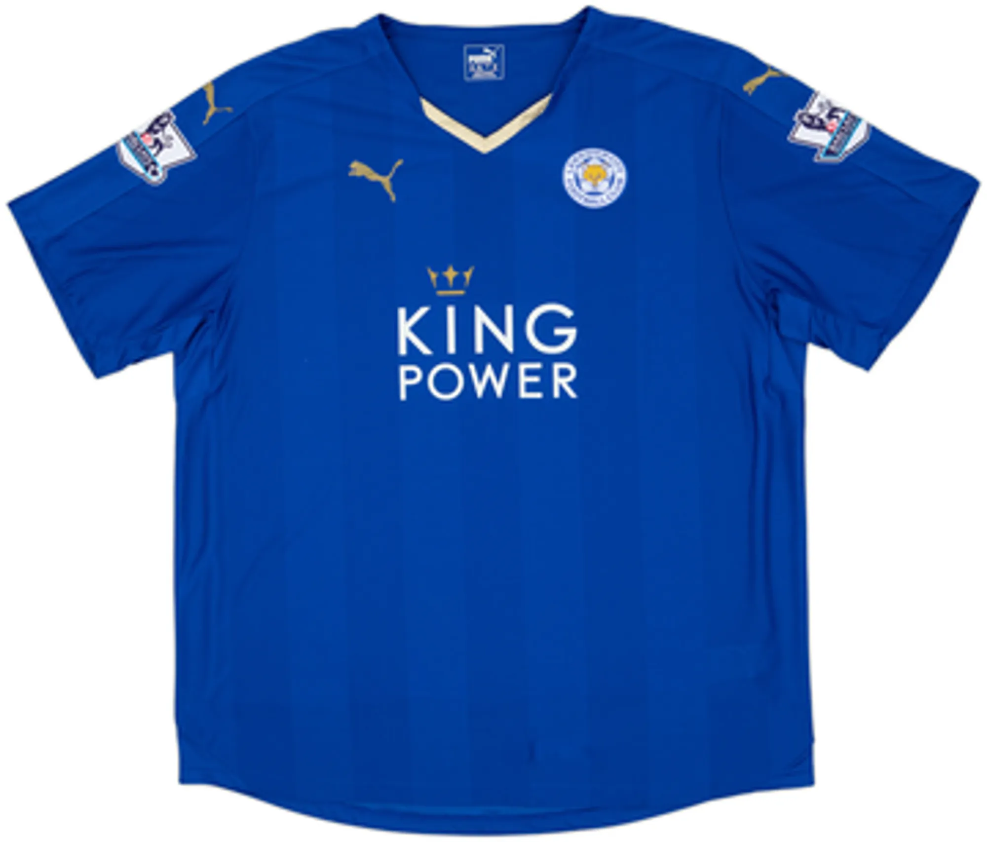 2015-16 Leicester Home Shirt Vardy #9 - 9/10 - (3XL)