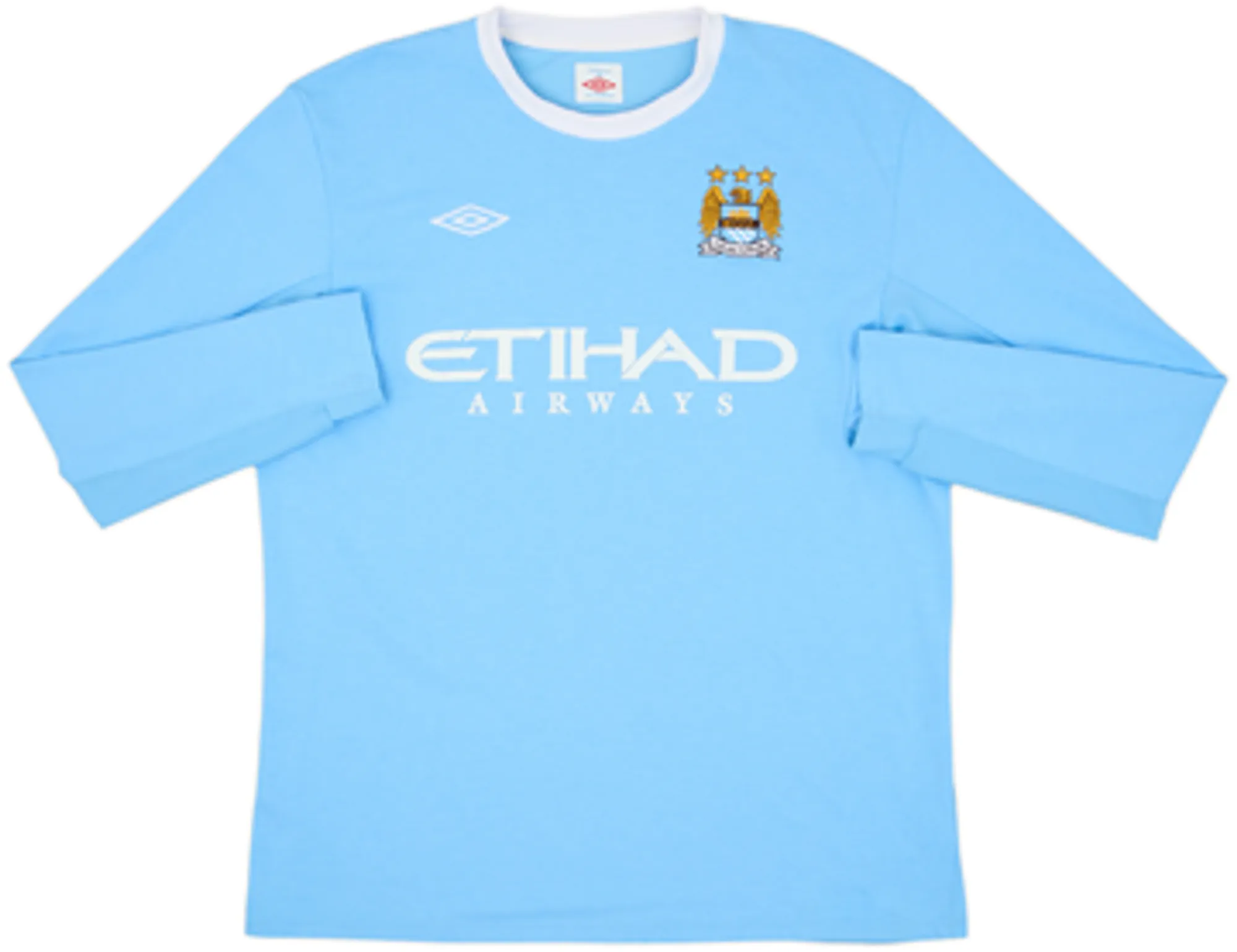 2009-10 Manchester City Home L/S Shirt Wright-Phillips #8 - 8/10 - (L)