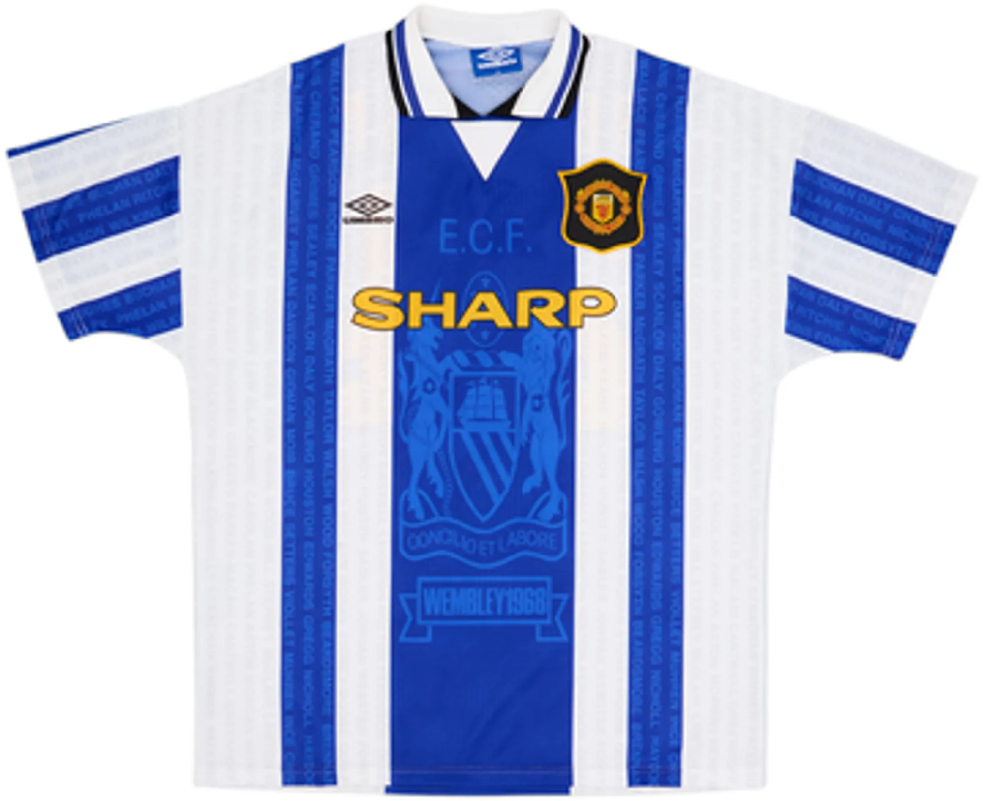 1994-96 Manchester United Third Shirt Beckham #24 - 10/10 - (XL)