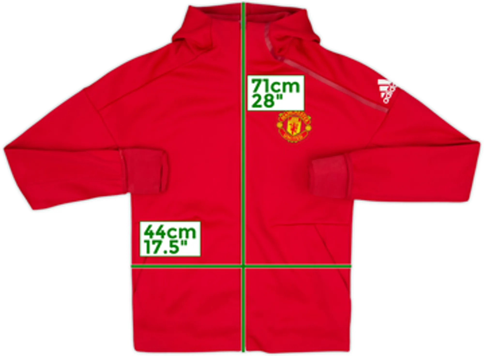 2016-17 Manchester United Nike Hooded Track Jacket - 7/10 - (S)