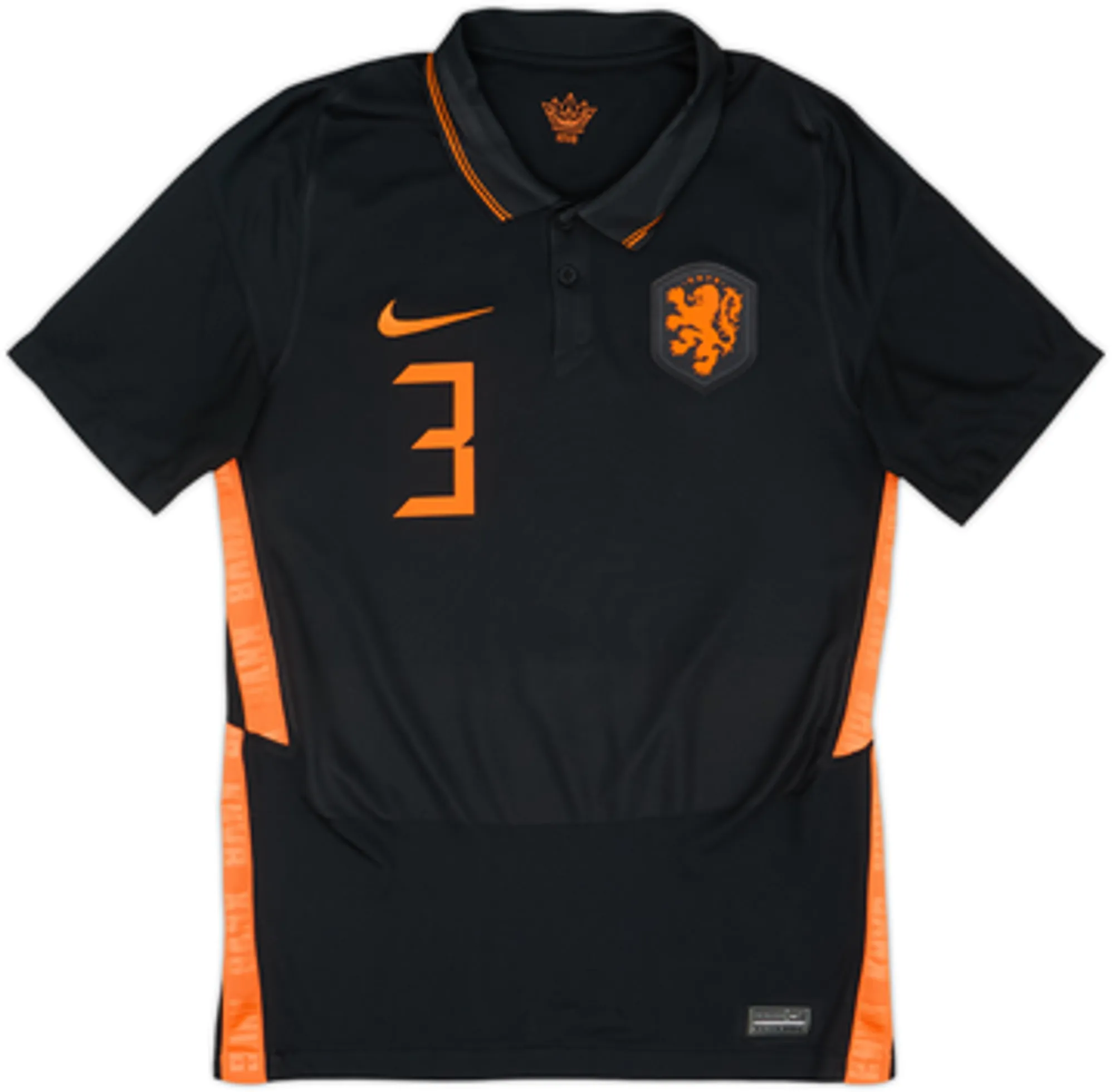 2020-22 Netherlands Away Shirt De Ligt #3 - 8/10 - (M)
