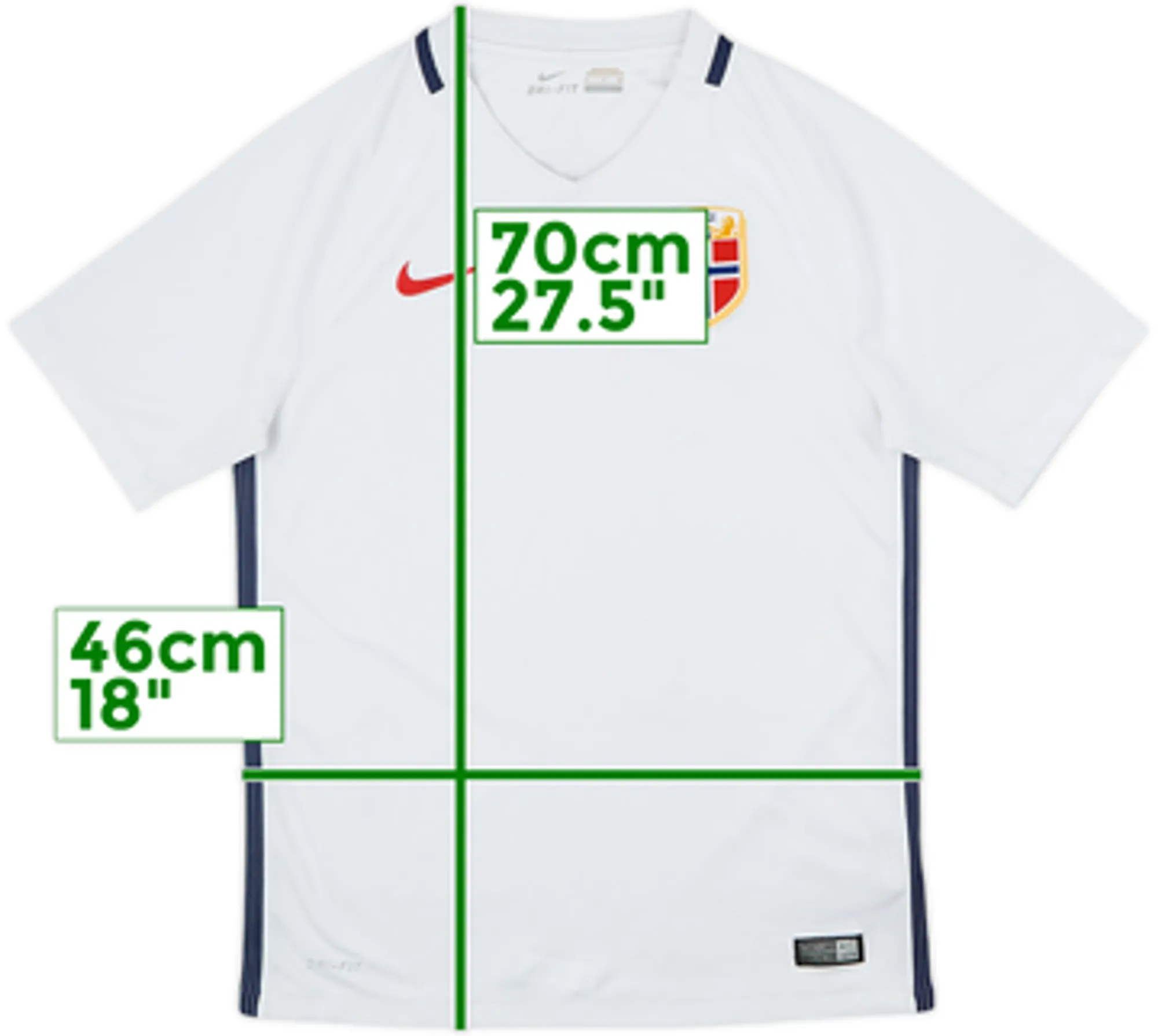 2016-18 Norway Away Shirt - 6/10 - (S)