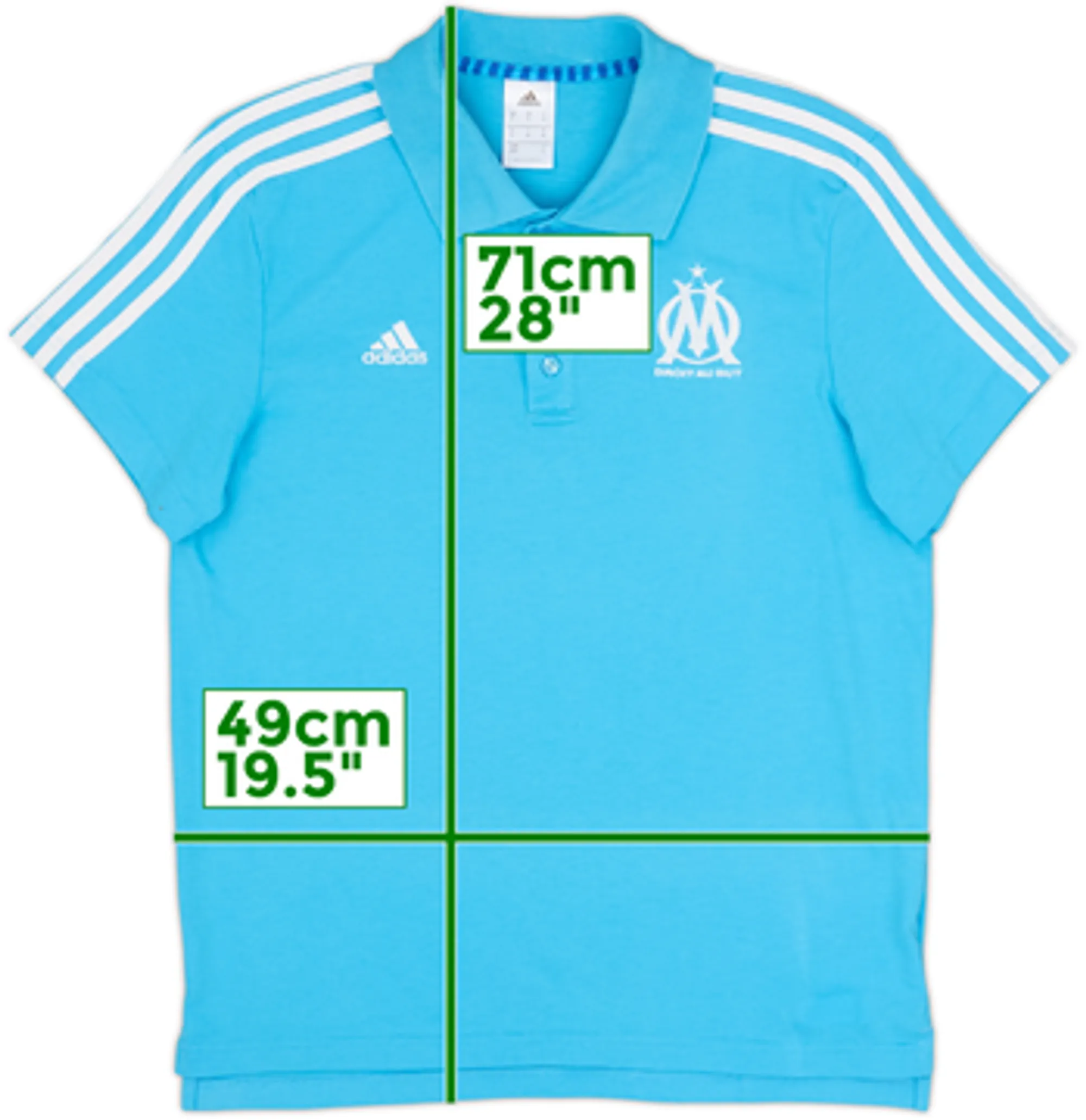 2015-16 Olympique Marseille adidas Polo Shirt - 8/10 - (M)