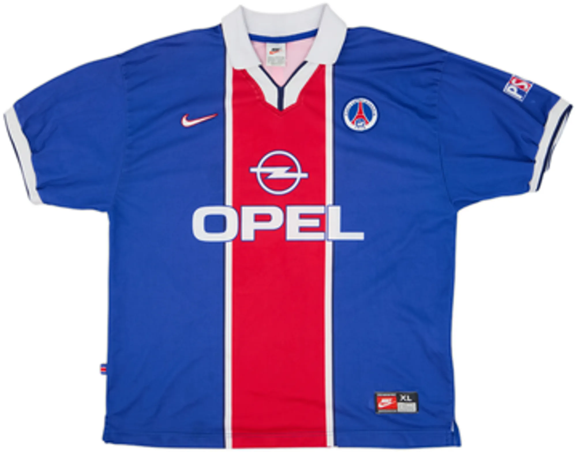 1997-98 Paris Saint-Germain Home Shirt Rai #10 - 7/10 - (XL)