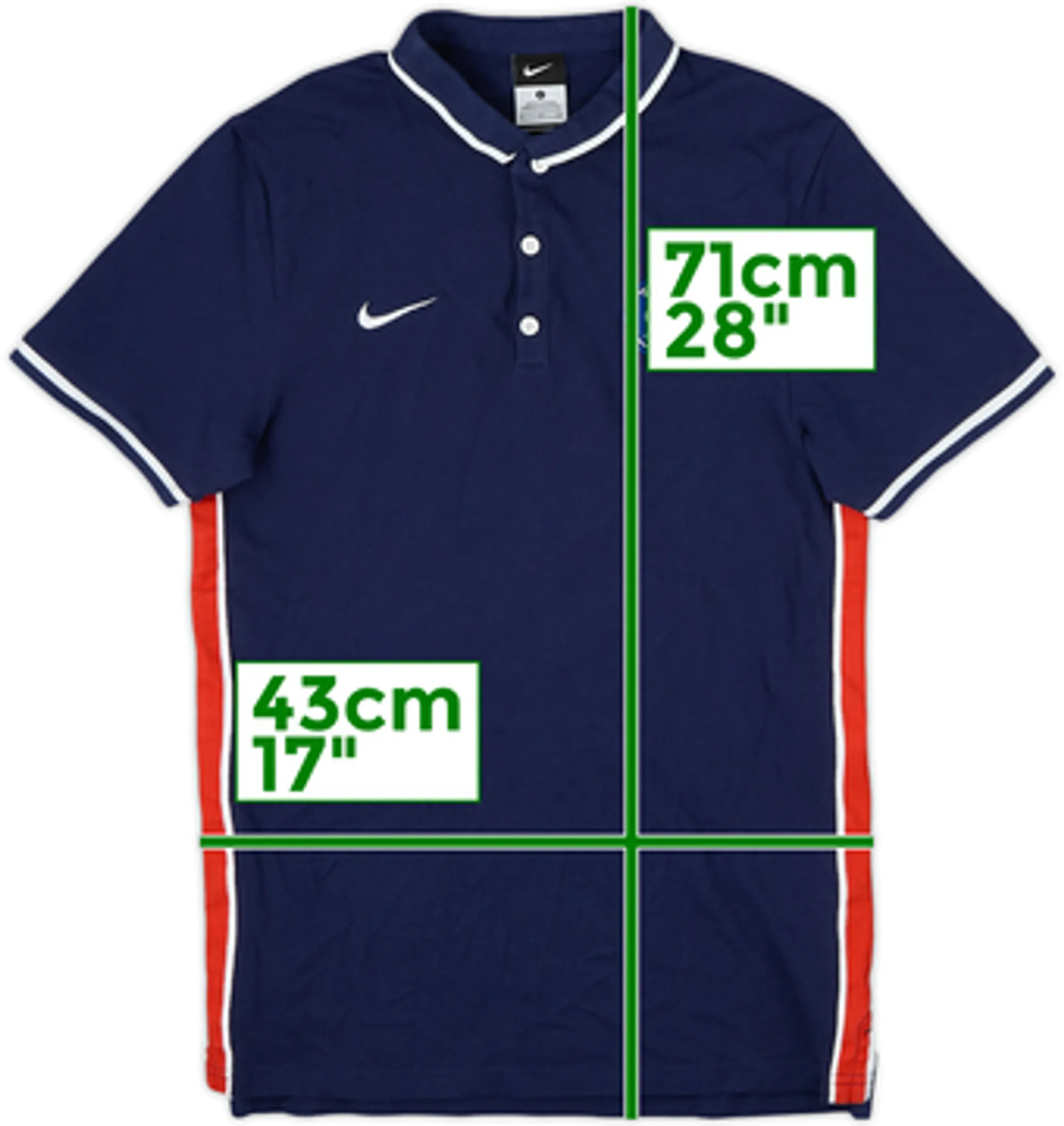 2014-15 Paris Saint-Germain Nike Polo Shirt - 8/10 - (S)