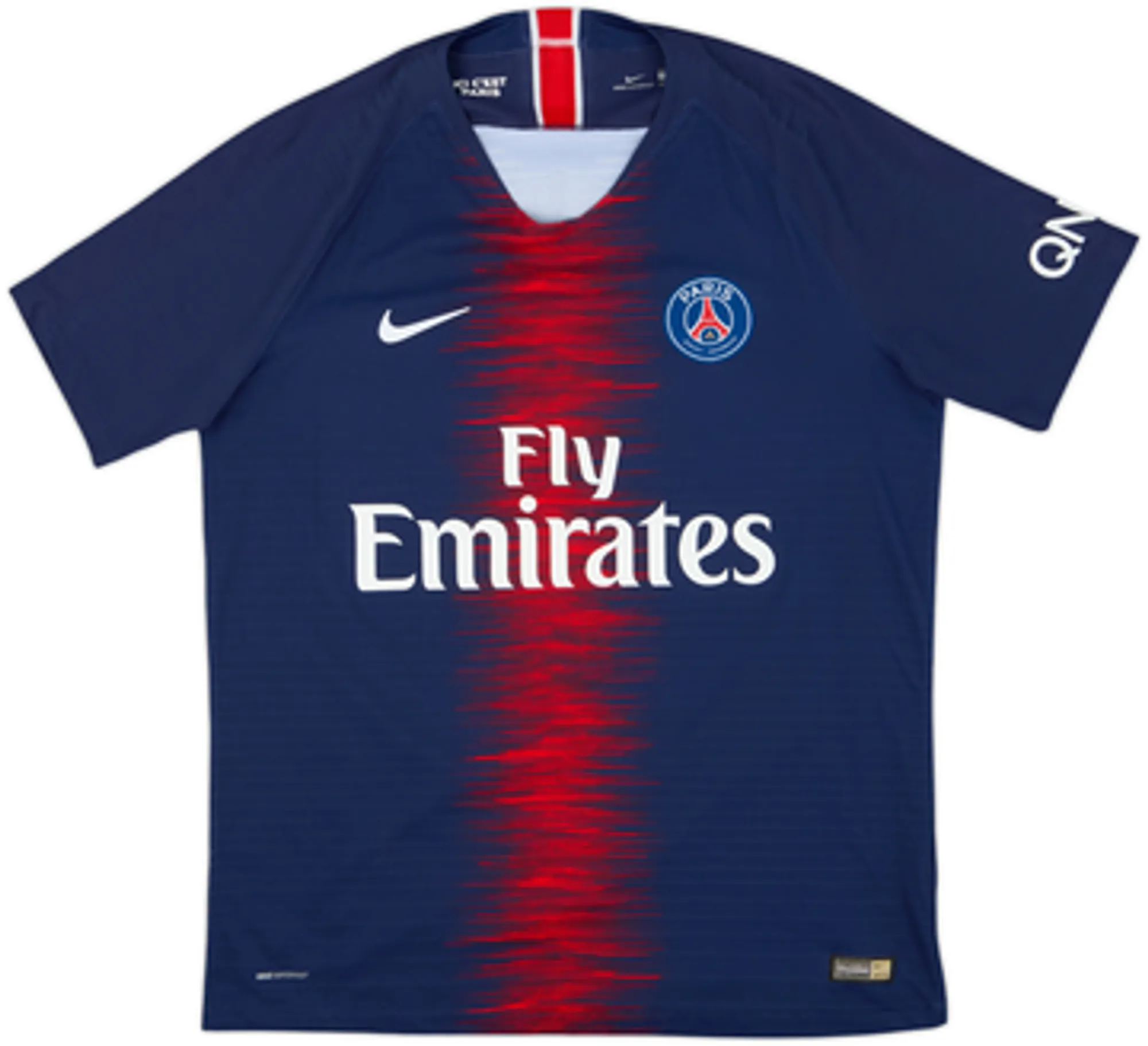 2018-19 Paris Saint-Germain Authentic Home Shirt Neymar Jr #10 - 9/10 - (L)