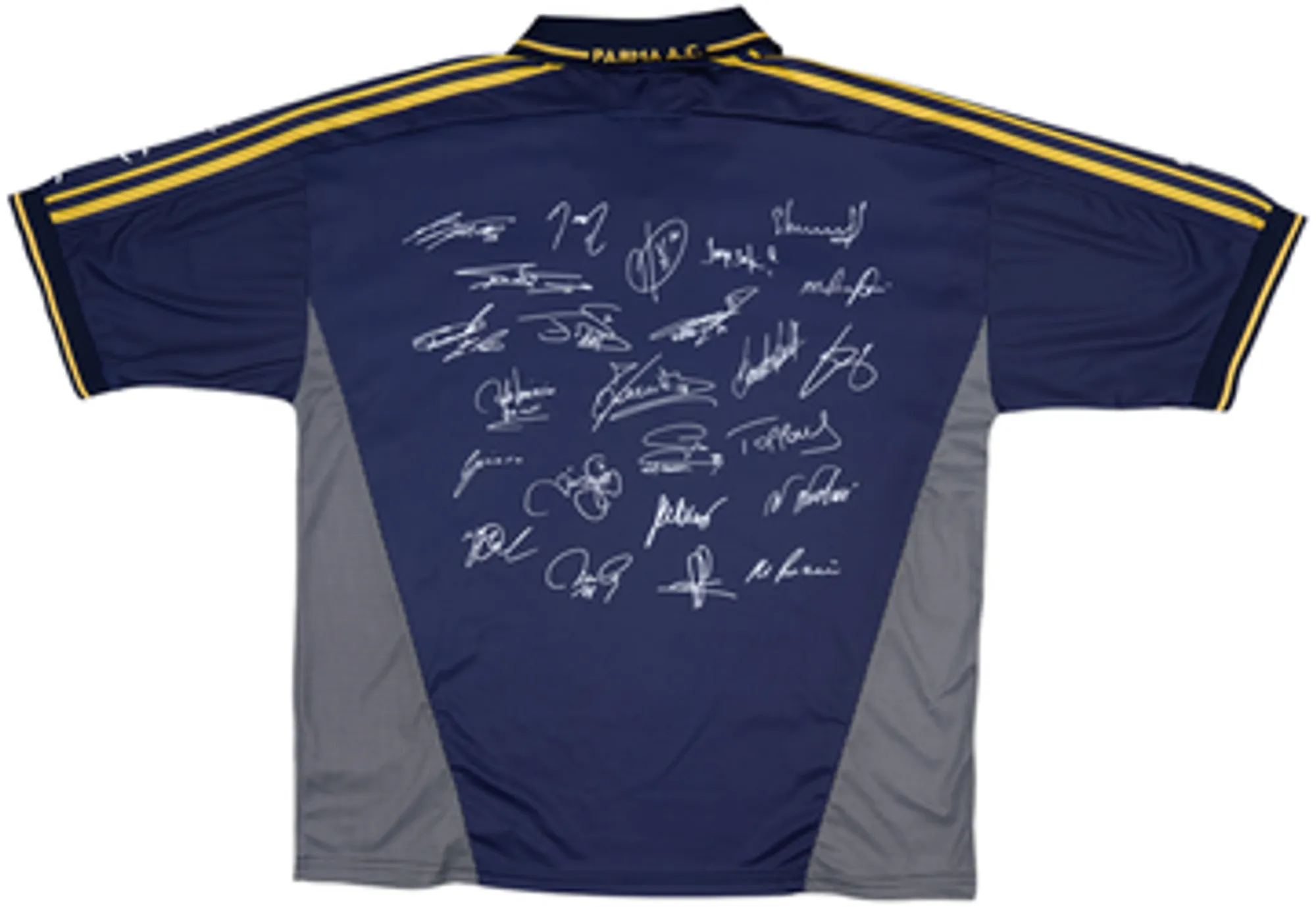 2001-02 Parma 'Signed' 'Finale TIM Cup' Away Shirt - 9/10 - (XL)