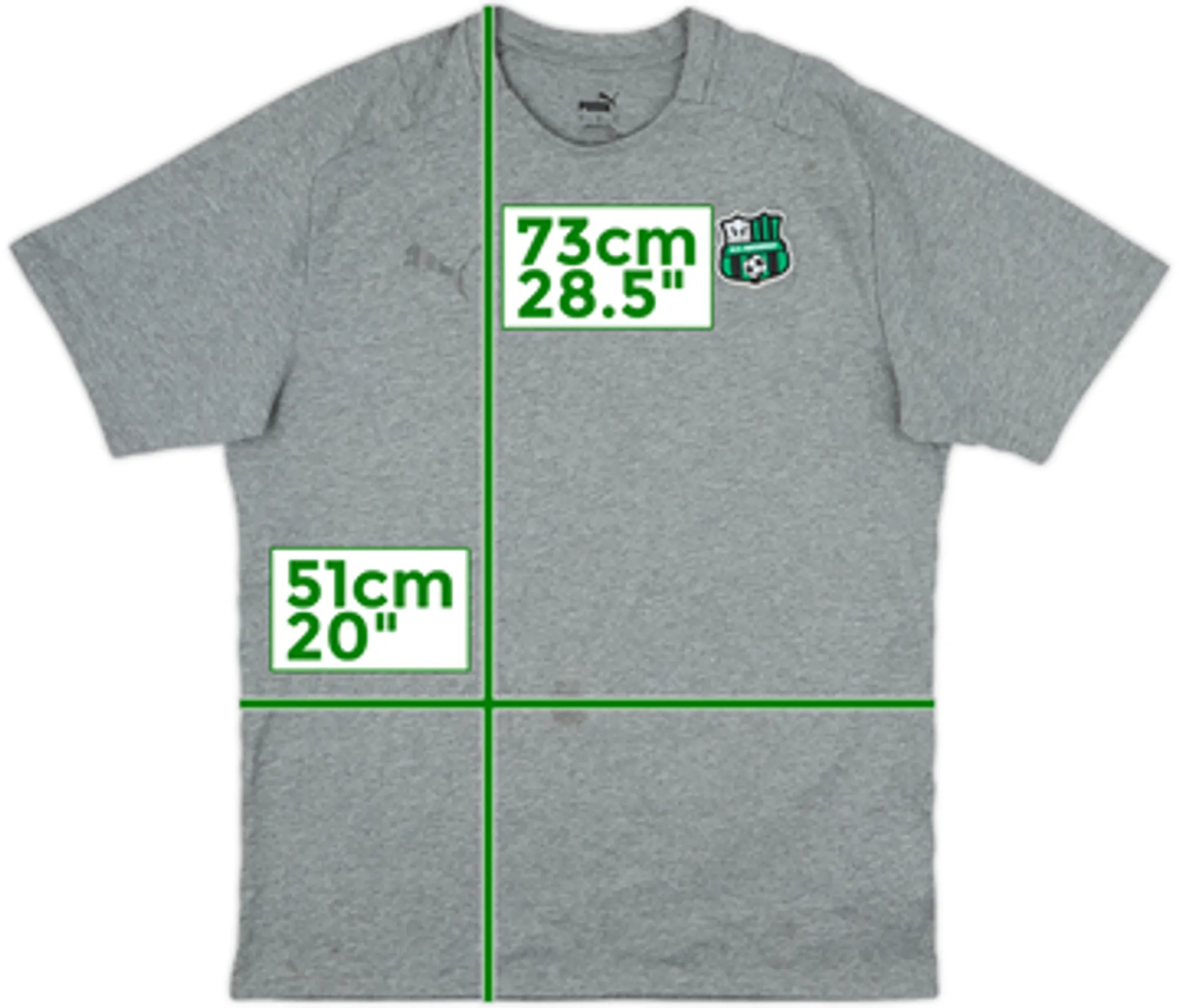 2020-21 Sassuolo Puma Cotton Tee - 6/10 - (L)