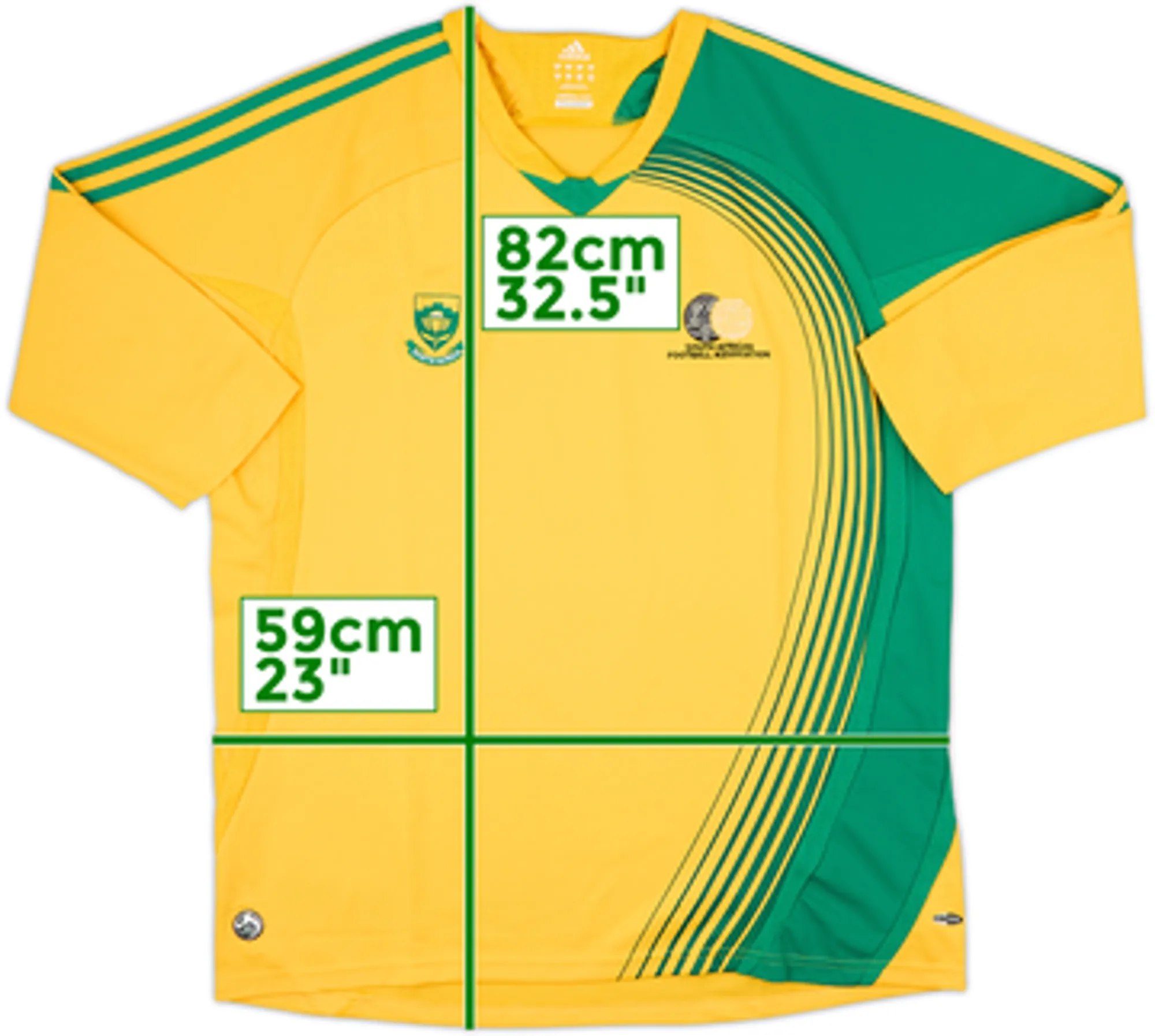 2007-09 South Africa Home Shirt - 9/10 - (XL)