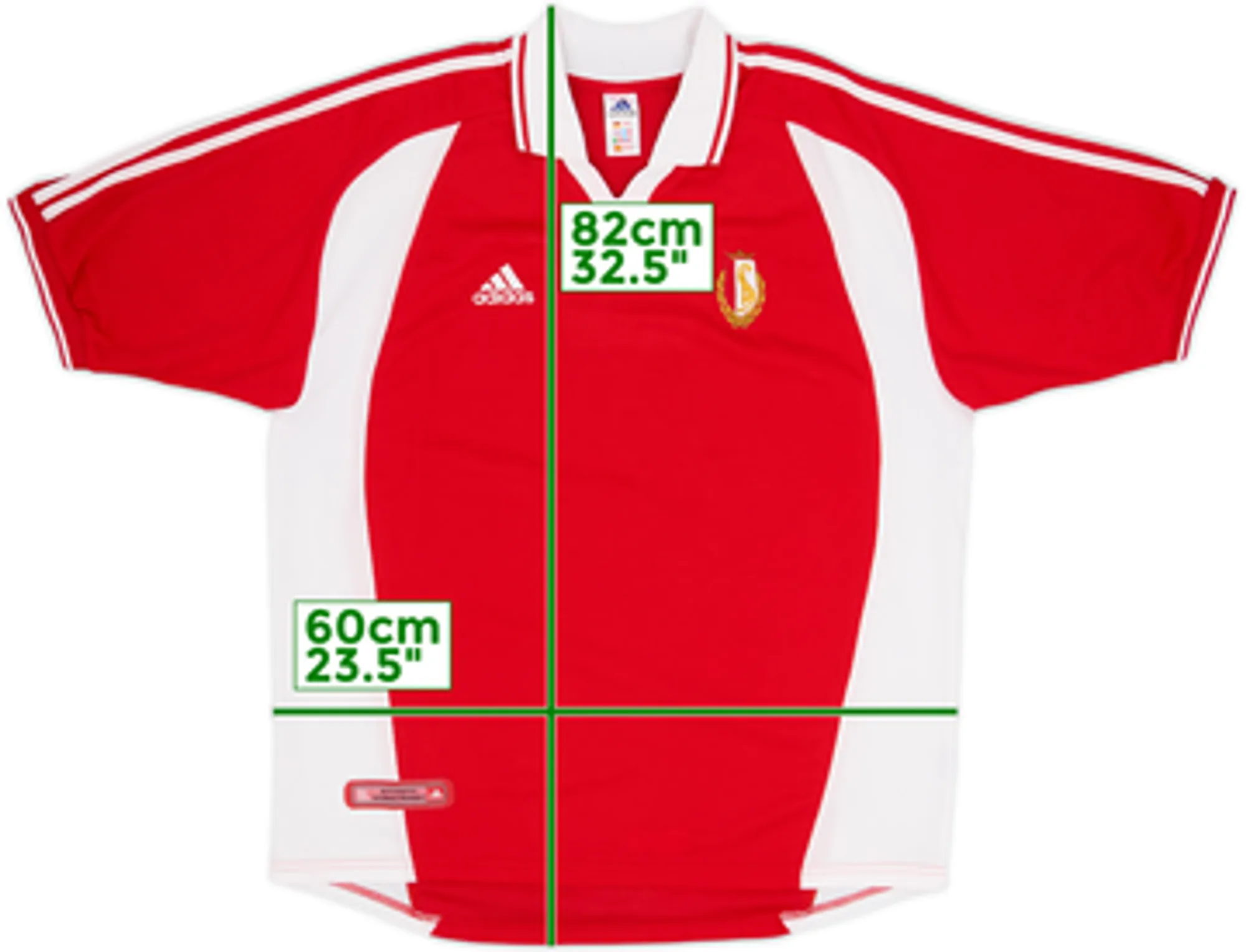 2000-01 Standard Liege Home Shirt - 9/10 - (L)