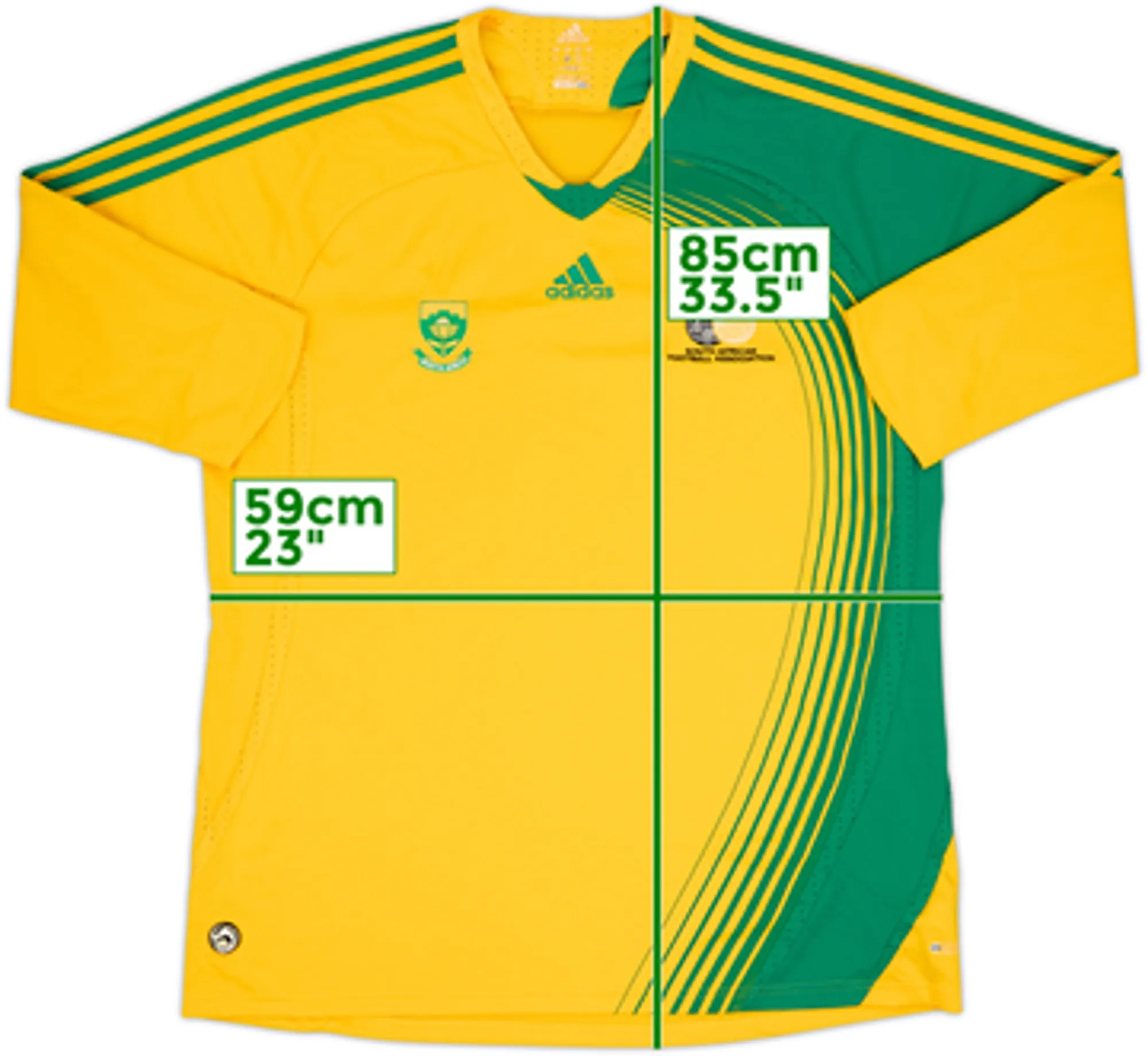 2007-09 South Africa Home Shirt - 6/10 - (3XL)