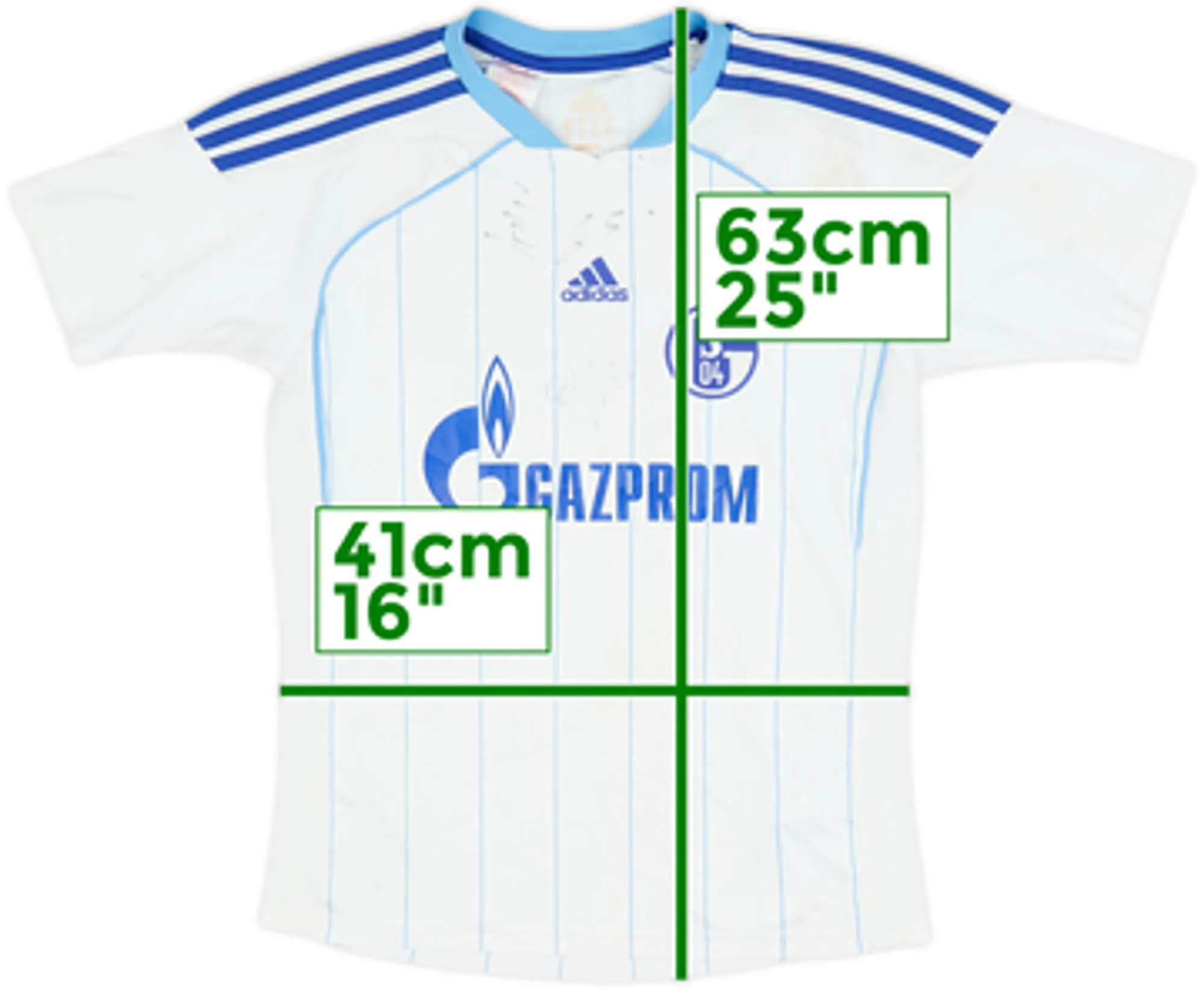 2011-12 Schalke Signed Away Shirt - 6/10 - (M.Boys)