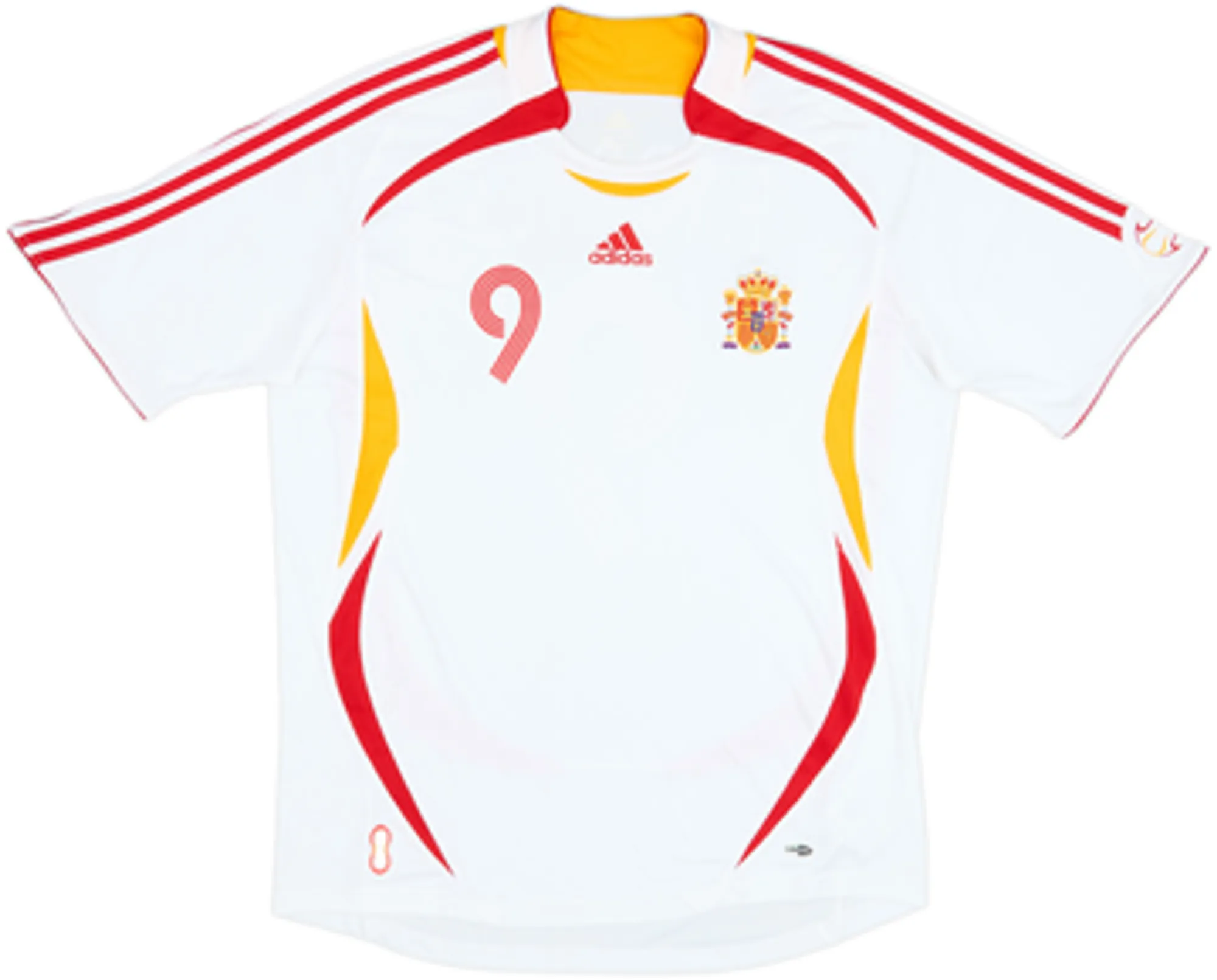 2006-08 Spain Away Shirt F.Torres #9 - 9/10 - (L