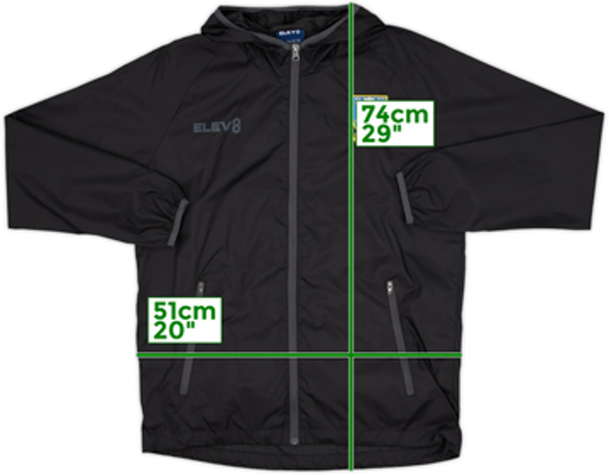 2020-21 Sheffield Wednesday Elev8 Hooded Track Jacket - 8/10 - (S)