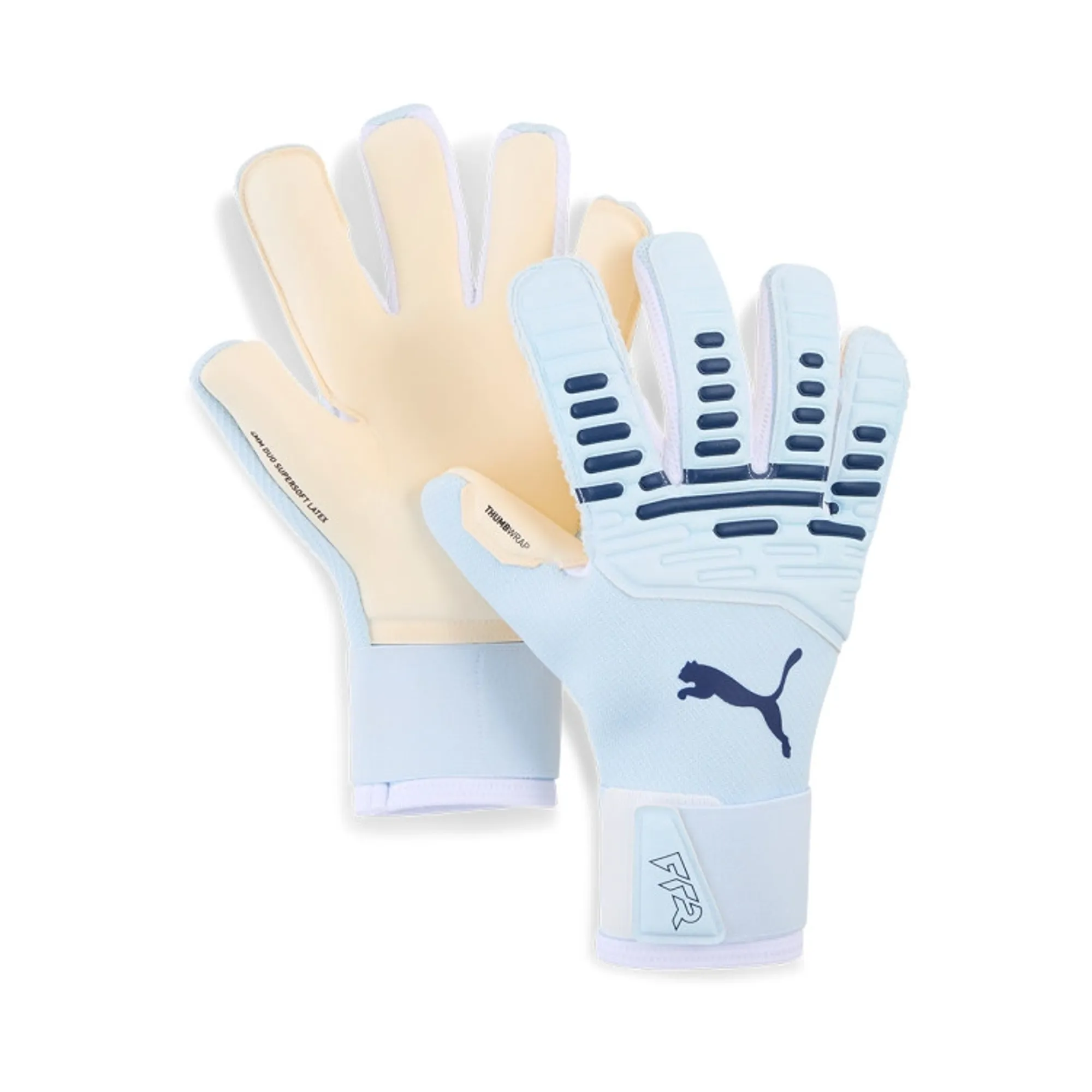 PUMA FUTURE Pro Hybrid Goalkeeper Gloves Unisex in Blue | Size 7.5