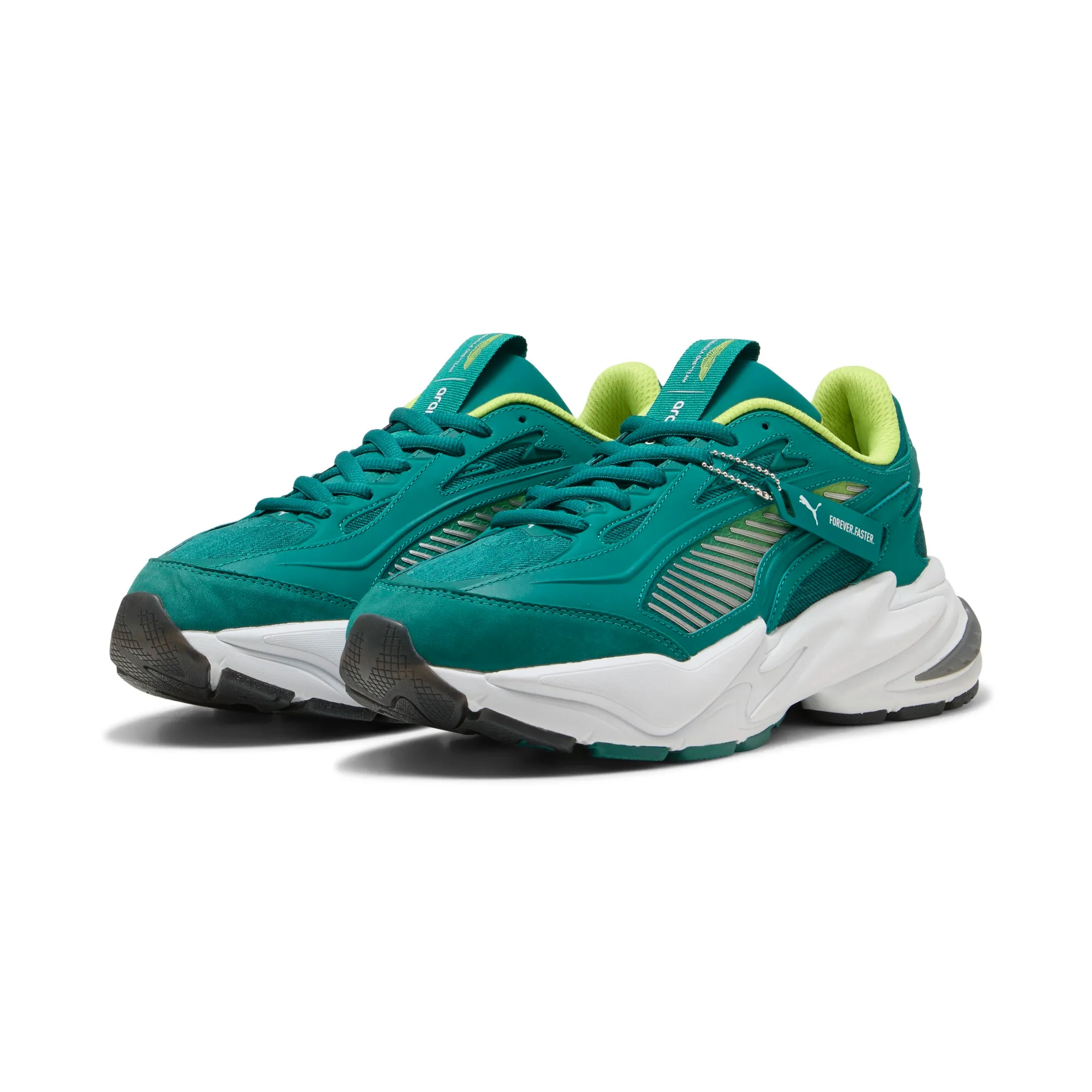 PUMA x ASTON MARTIN ARAMCO F1Â® TEAM RS Surge Low Sneakers Unisex in Green | Size 4.5