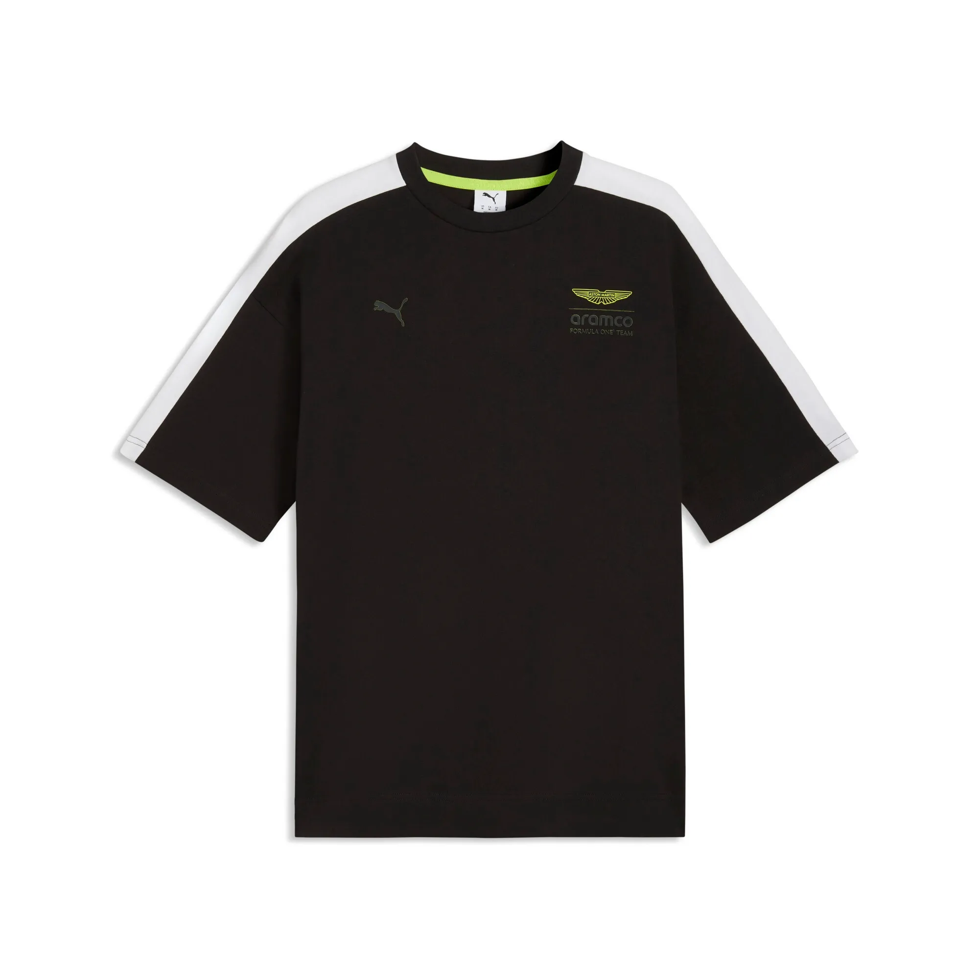 PUMA x ASTON MARTIN ARAMCO F1Â® TEAM T7 T-Shirt Men in Black | Size Medium